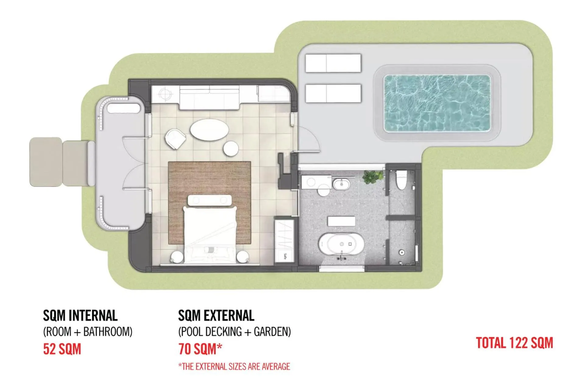 Floor plan in The Standard, Hua Hin