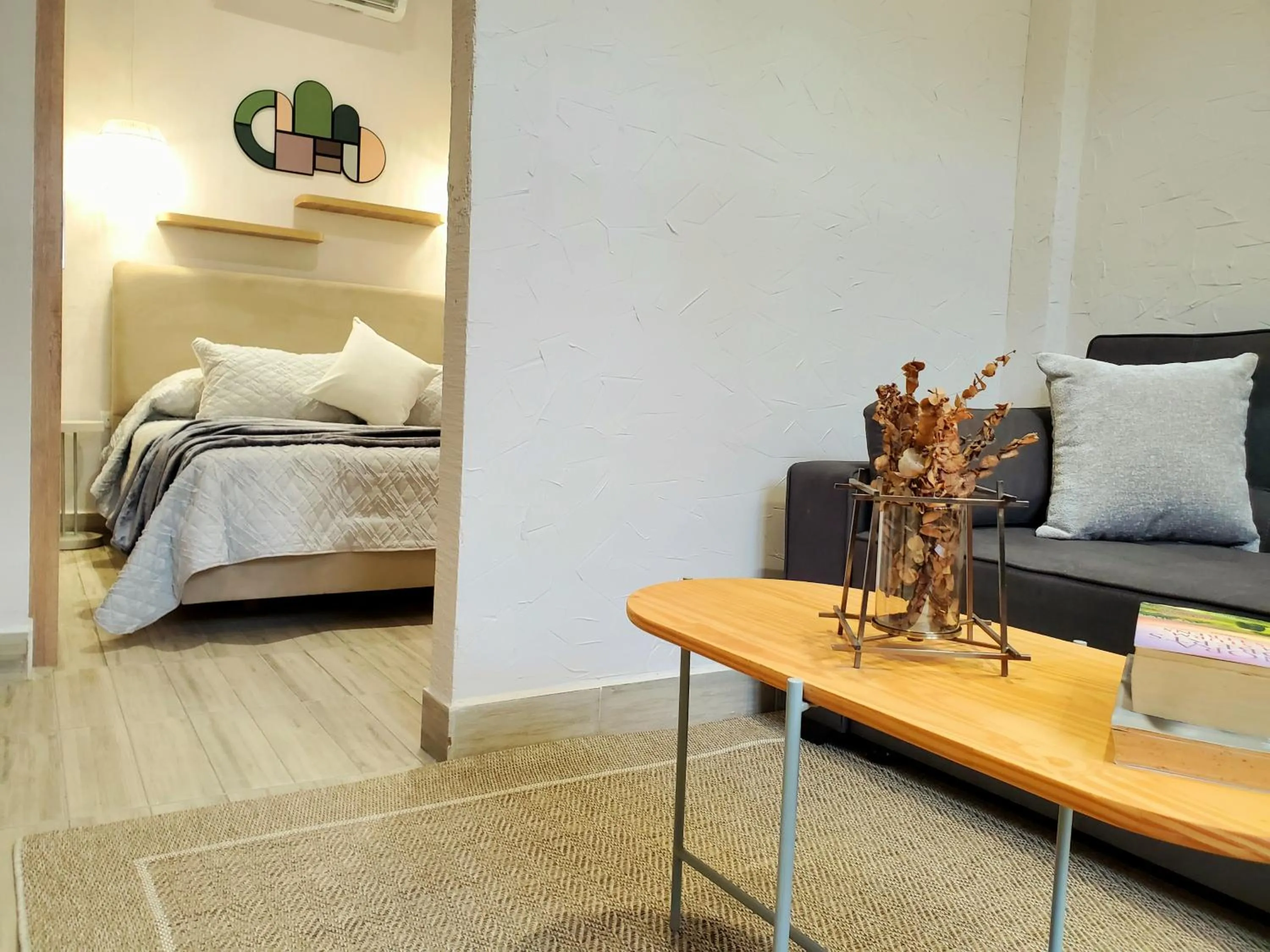 Photo of the whole room, Bed in Zentrico Boutique