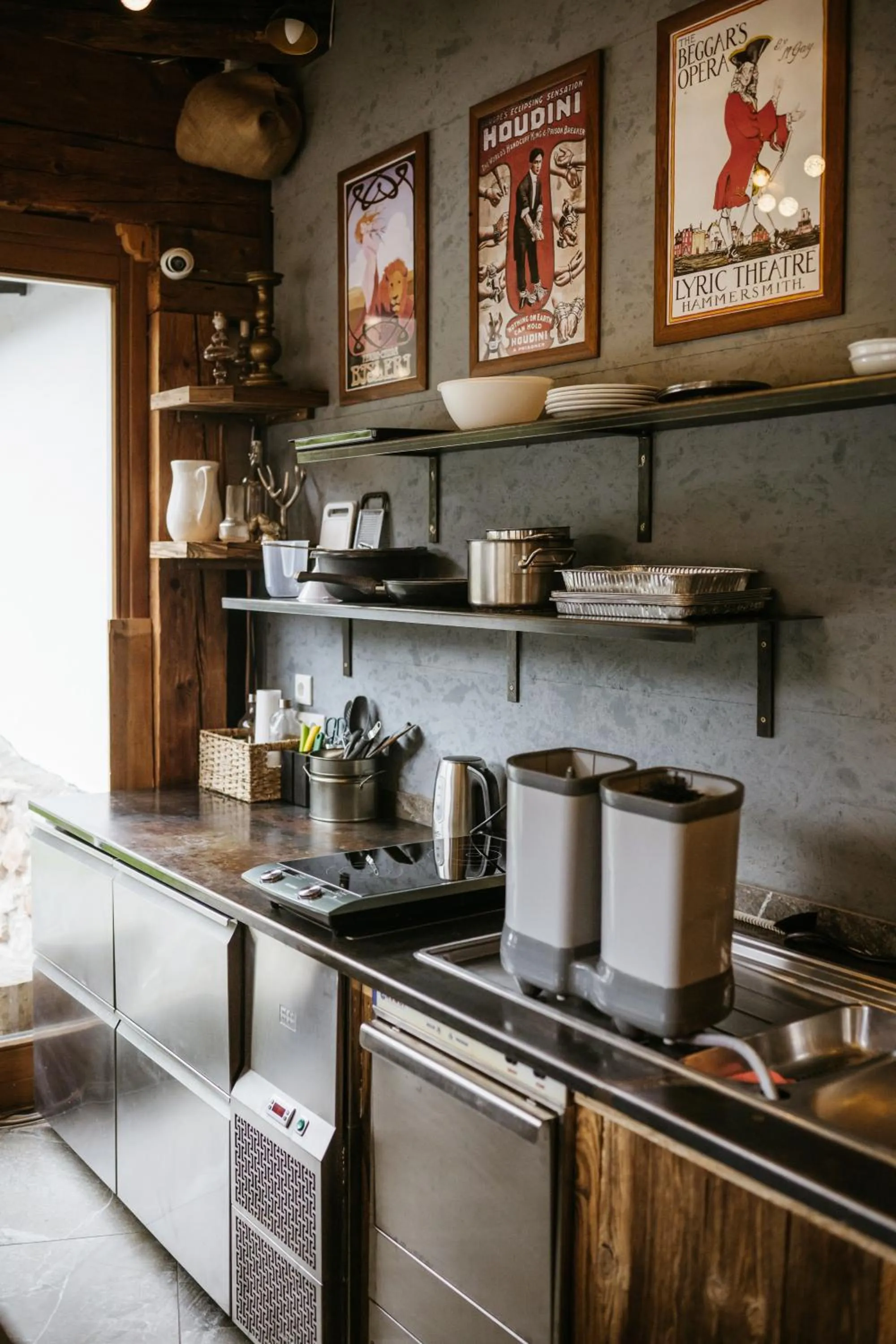 Communal kitchen in Pension Baranekhof - accommodation in nature - Baranek Resorts