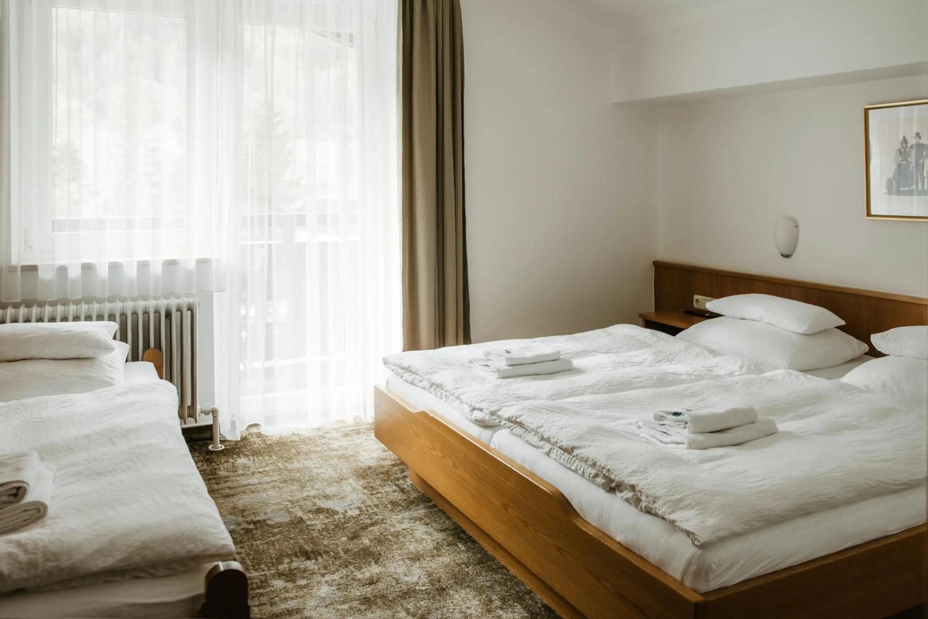 Bed in Pension Baranekhof - accommodation in nature - Baranek Resorts