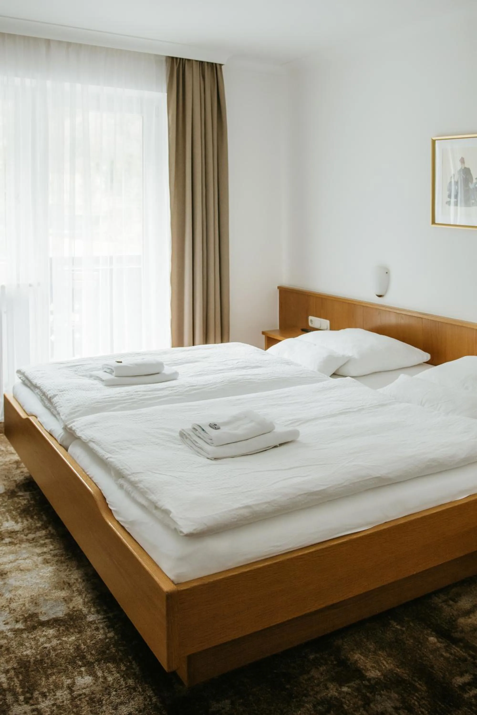 Bed in Pension Baranekhof - accommodation in nature - Baranek Resorts