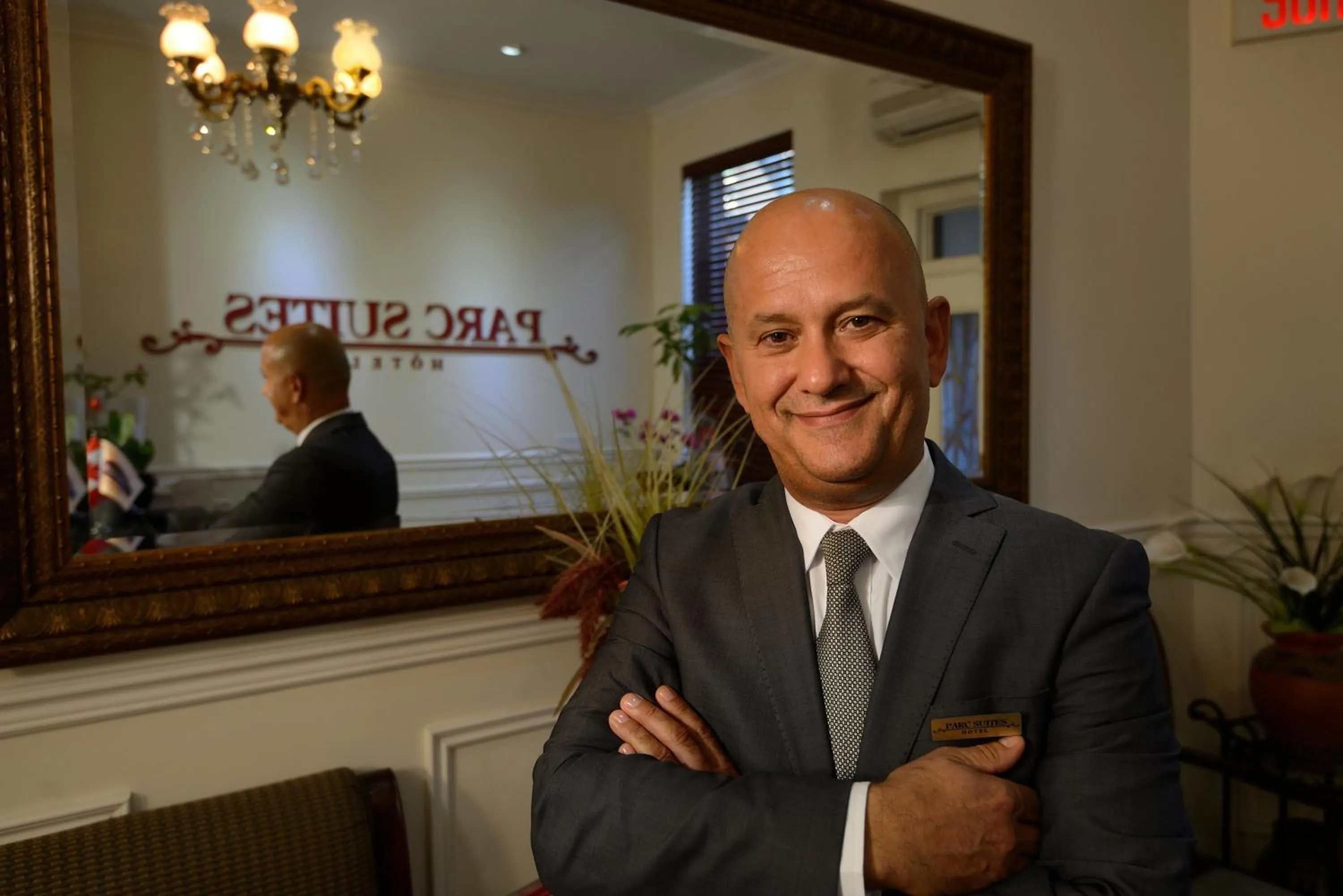 Staff in Parc Suites Hotel