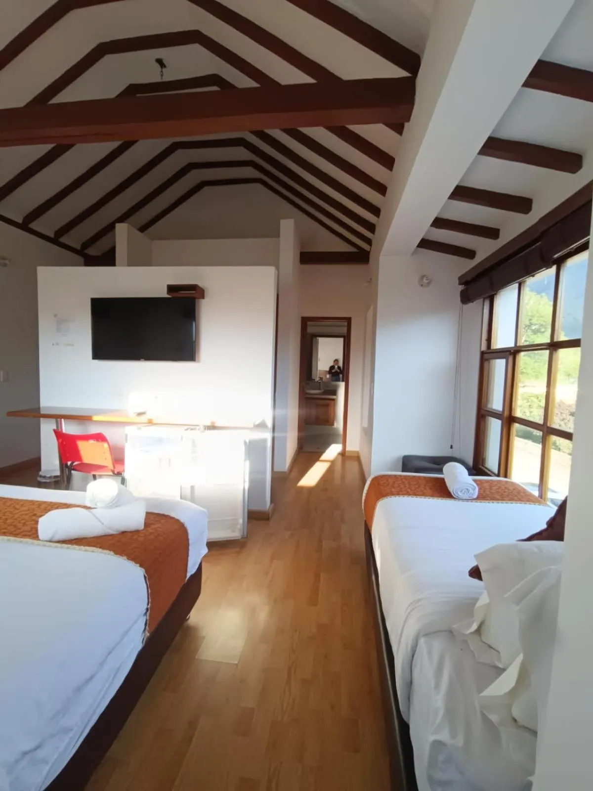 Bed in Hotel Santiago Diaz Piedrahita