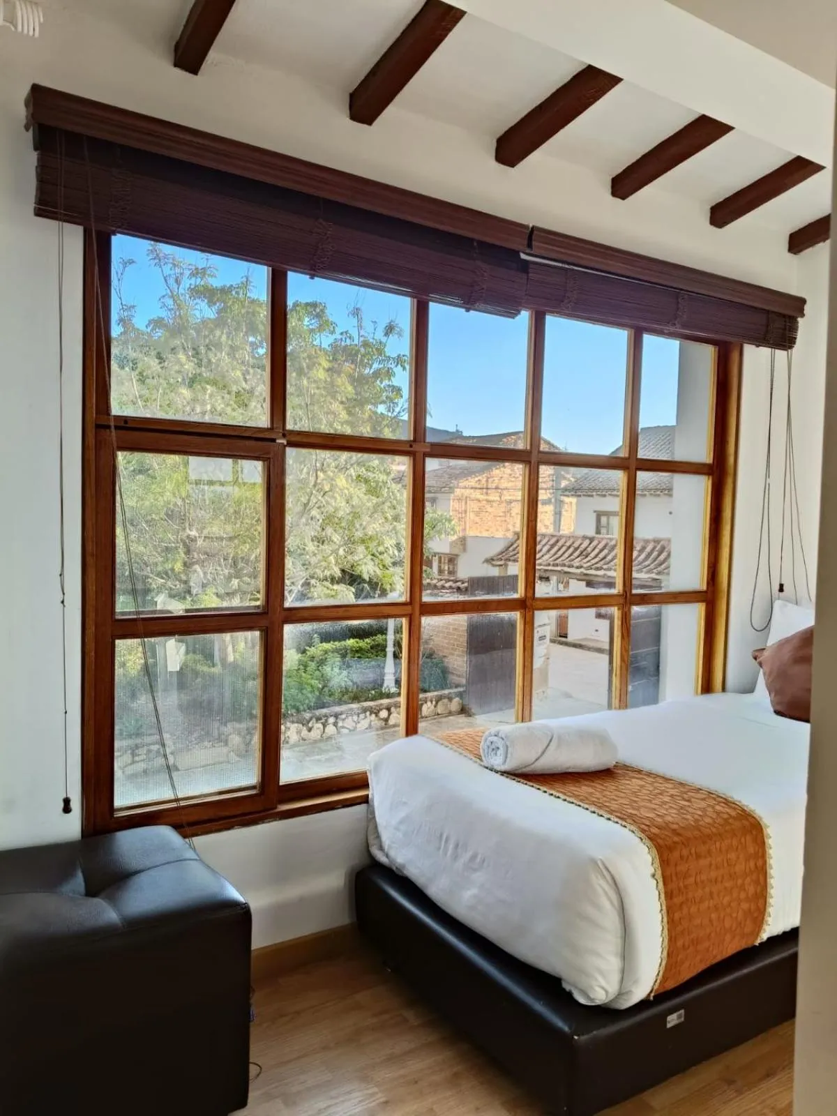 Bed in Hotel Santiago Diaz Piedrahita