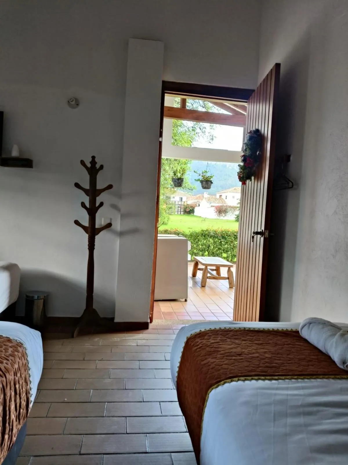 Bed in Hotel Santiago Diaz Piedrahita