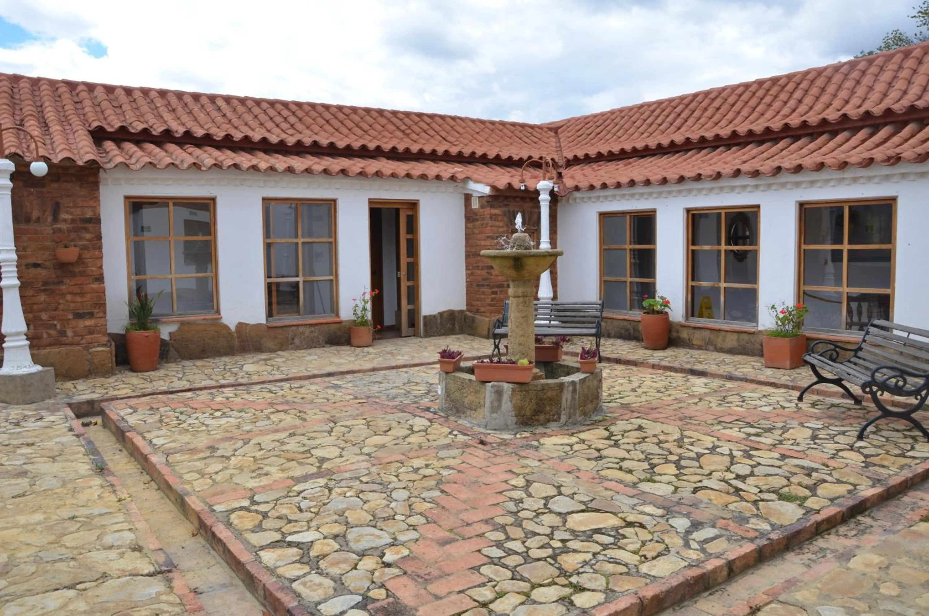 Balcony/Terrace in Hotel Santiago Diaz Piedrahita
