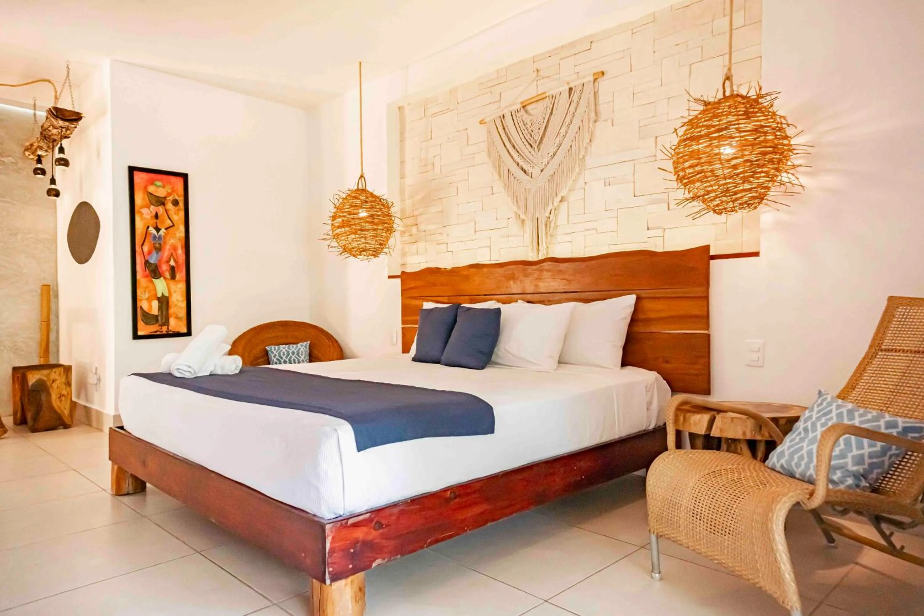 Toilet, Bed in Niik Tulum