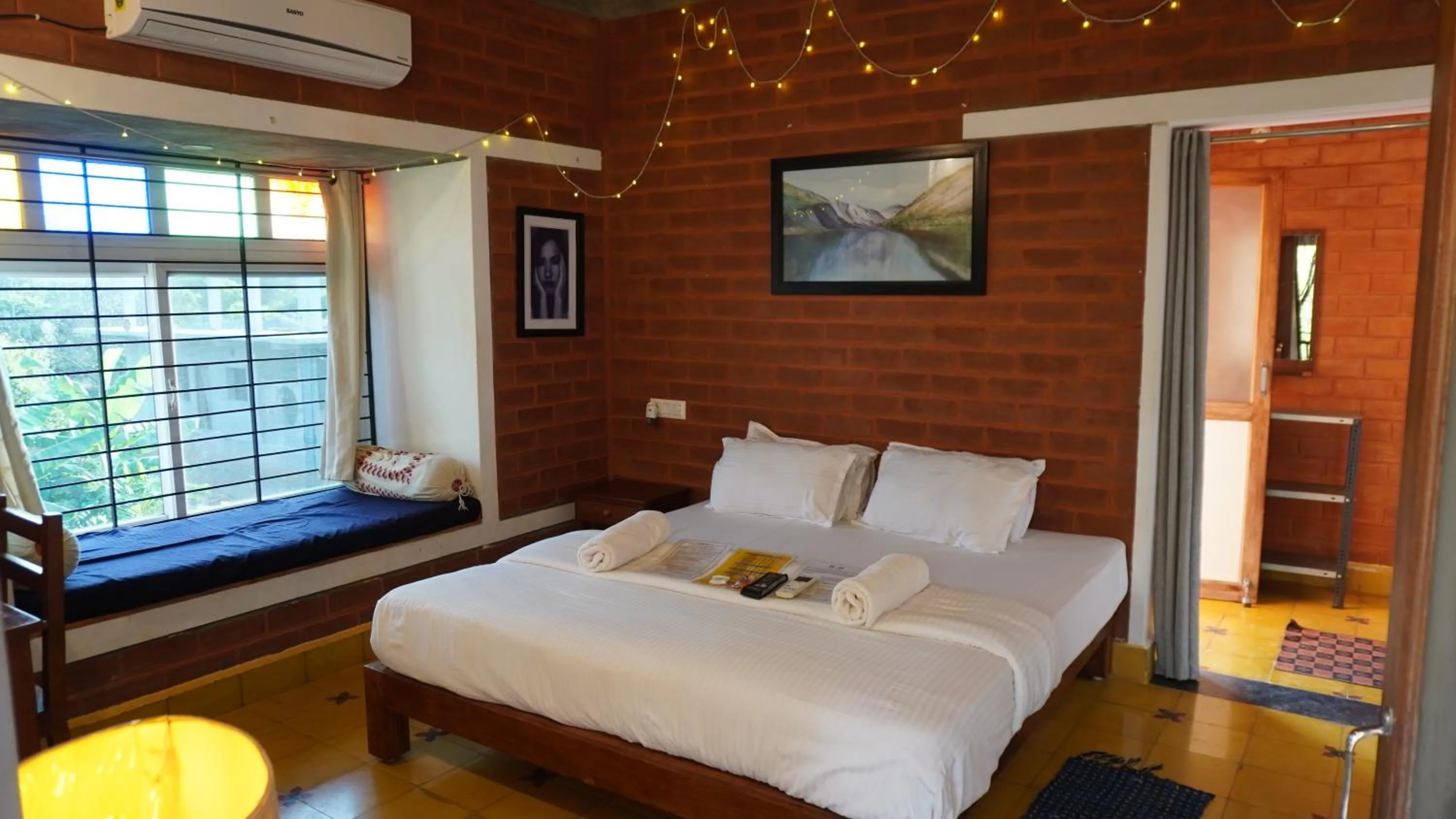 Property building, Bed in Wow Farm House