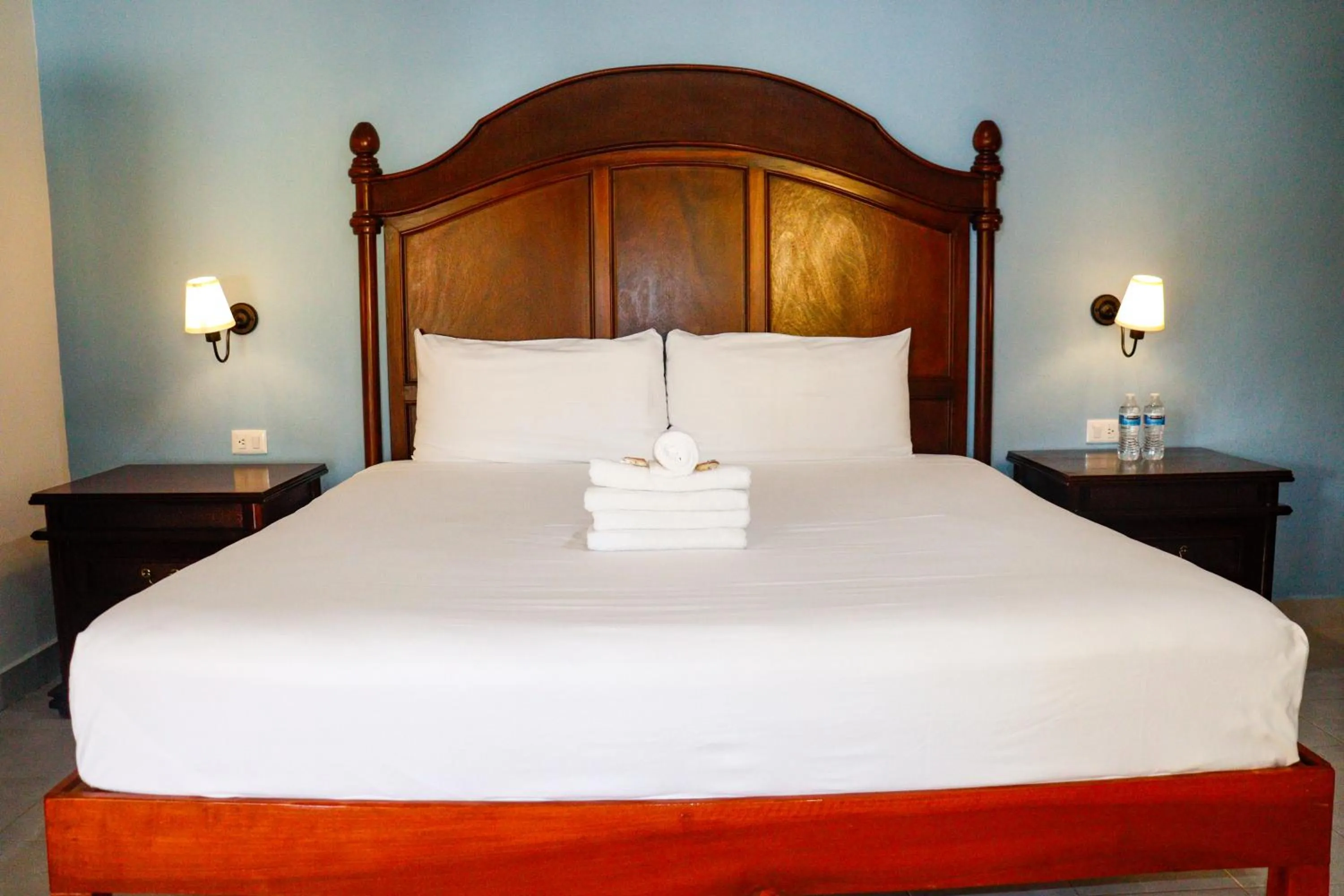 Bed in Hotel Quinta Izamal