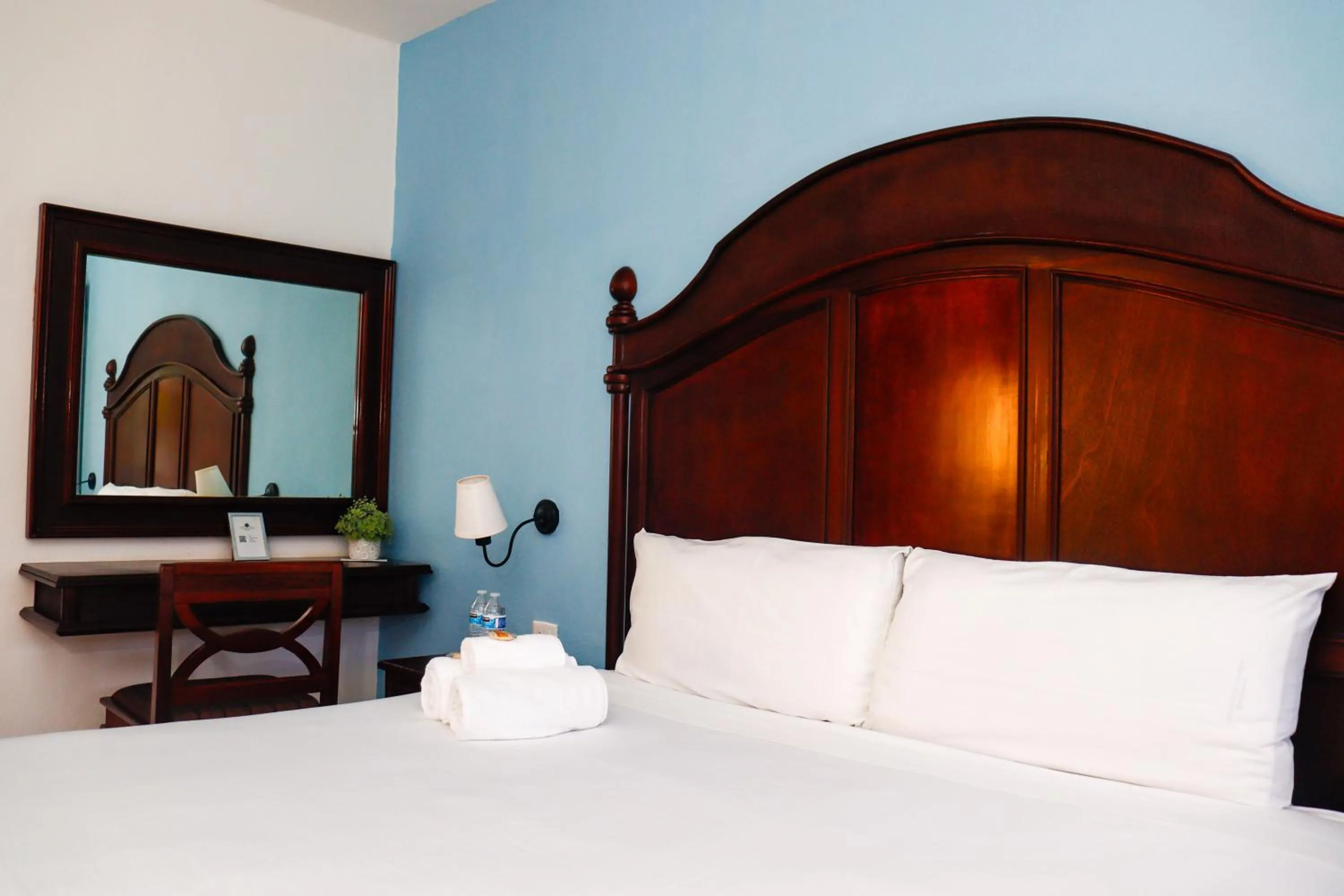 Bed in Hotel Quinta Izamal