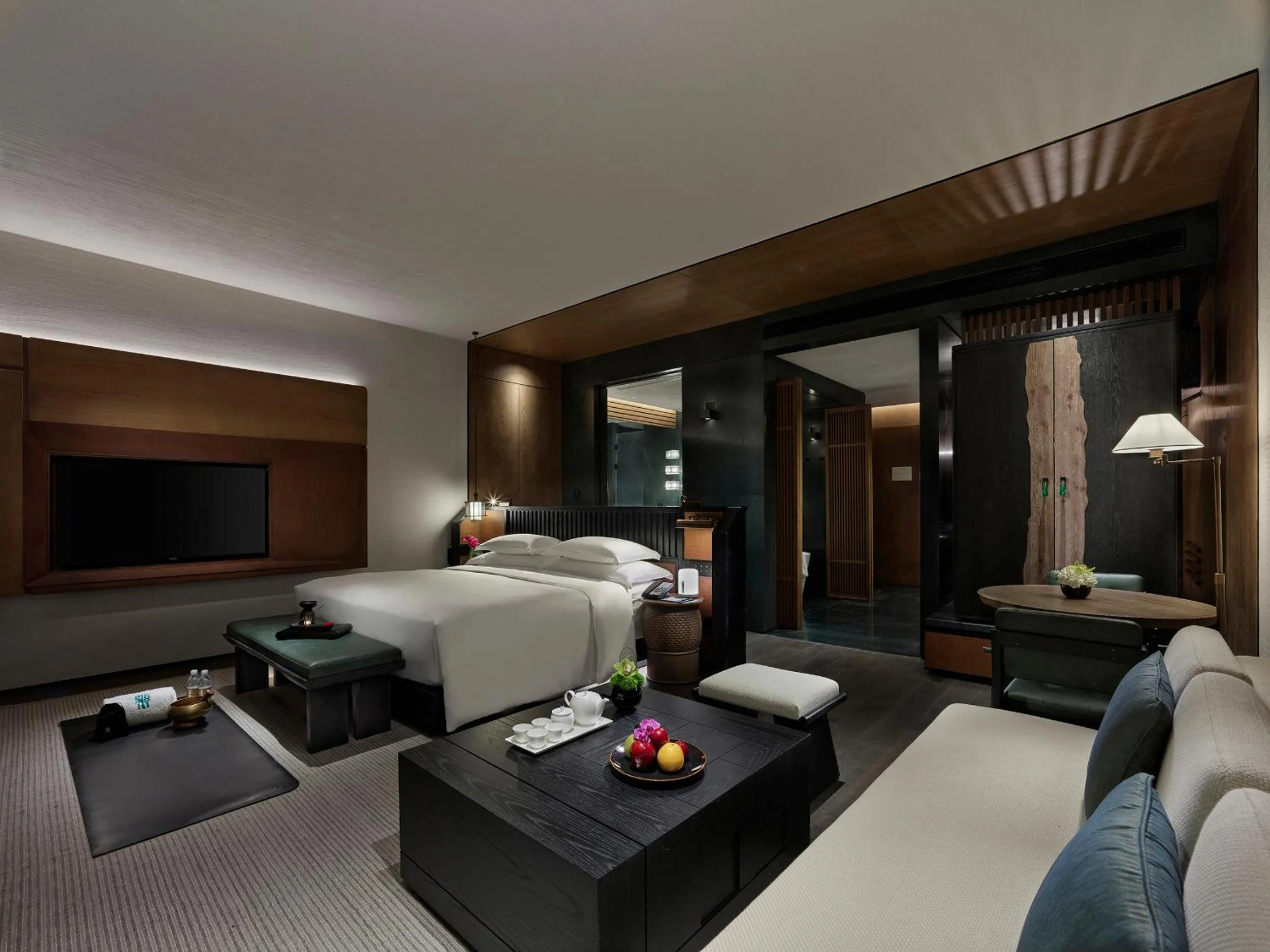 Photo of the whole room, Bed in Banyan Tree Nanjing Garden Expo