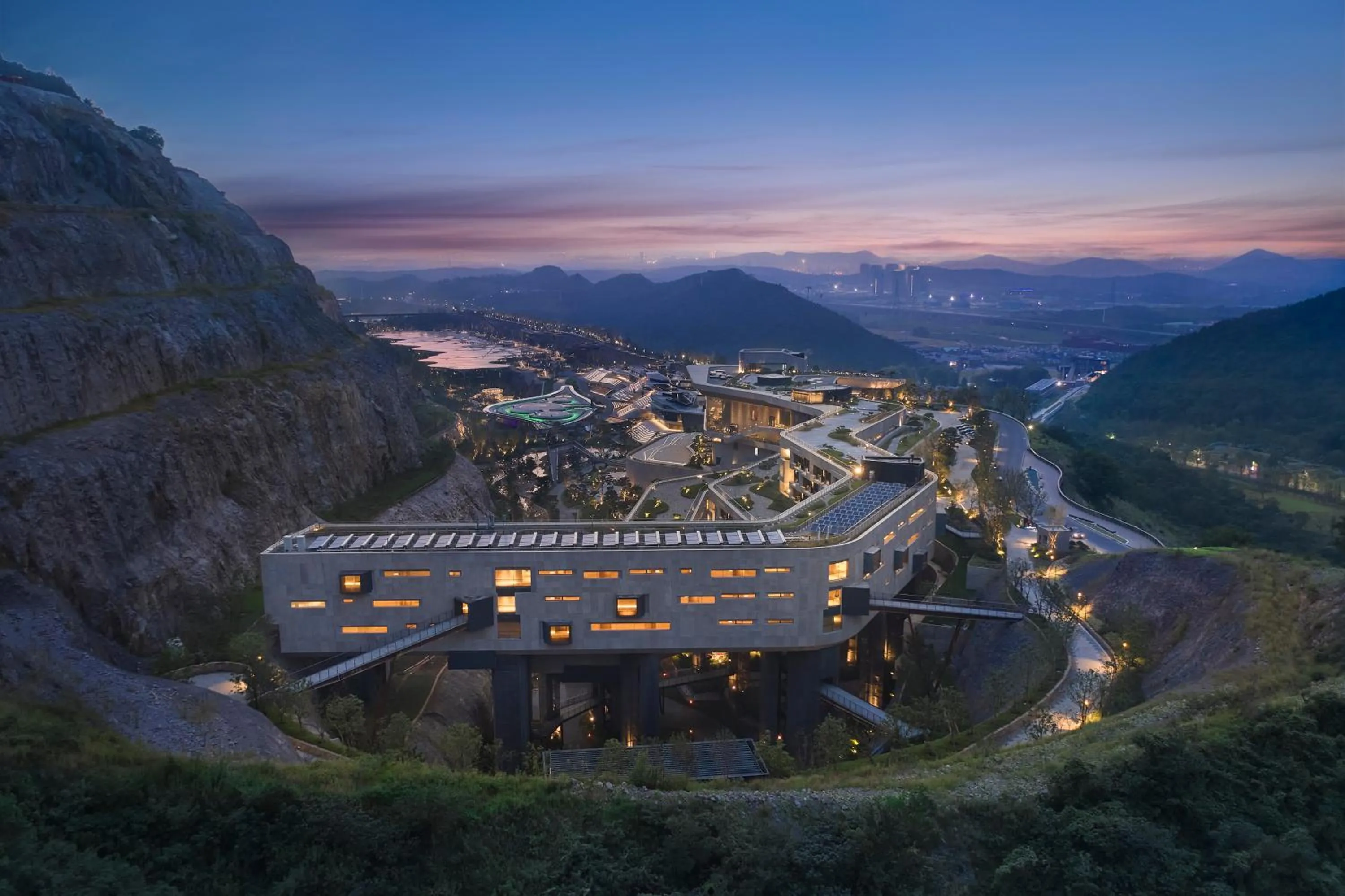 Property building, Bird's-eye View in Banyan Tree Nanjing Garden Expo