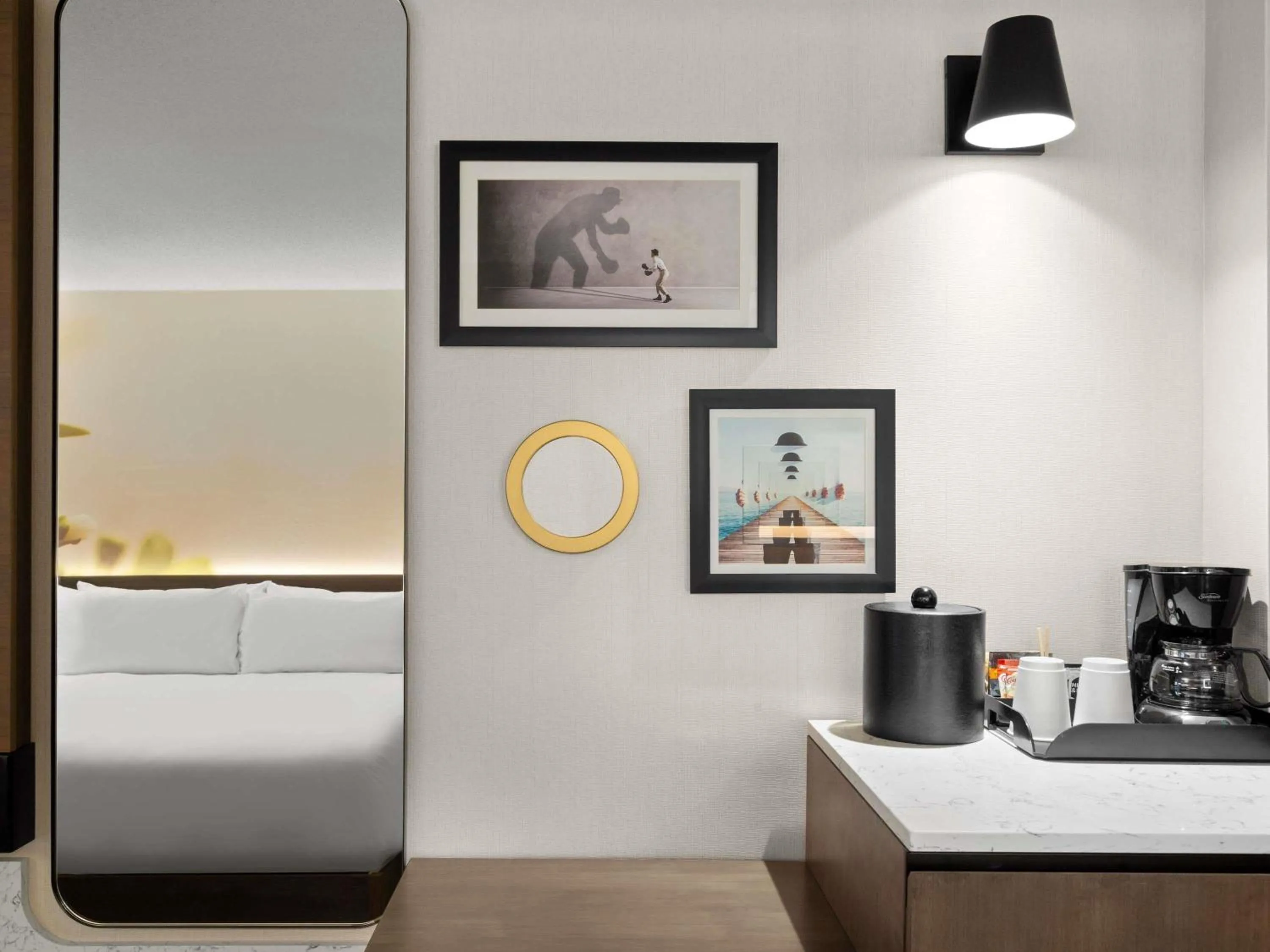 Bedroom, Bed in The Novotel Toronto Centre