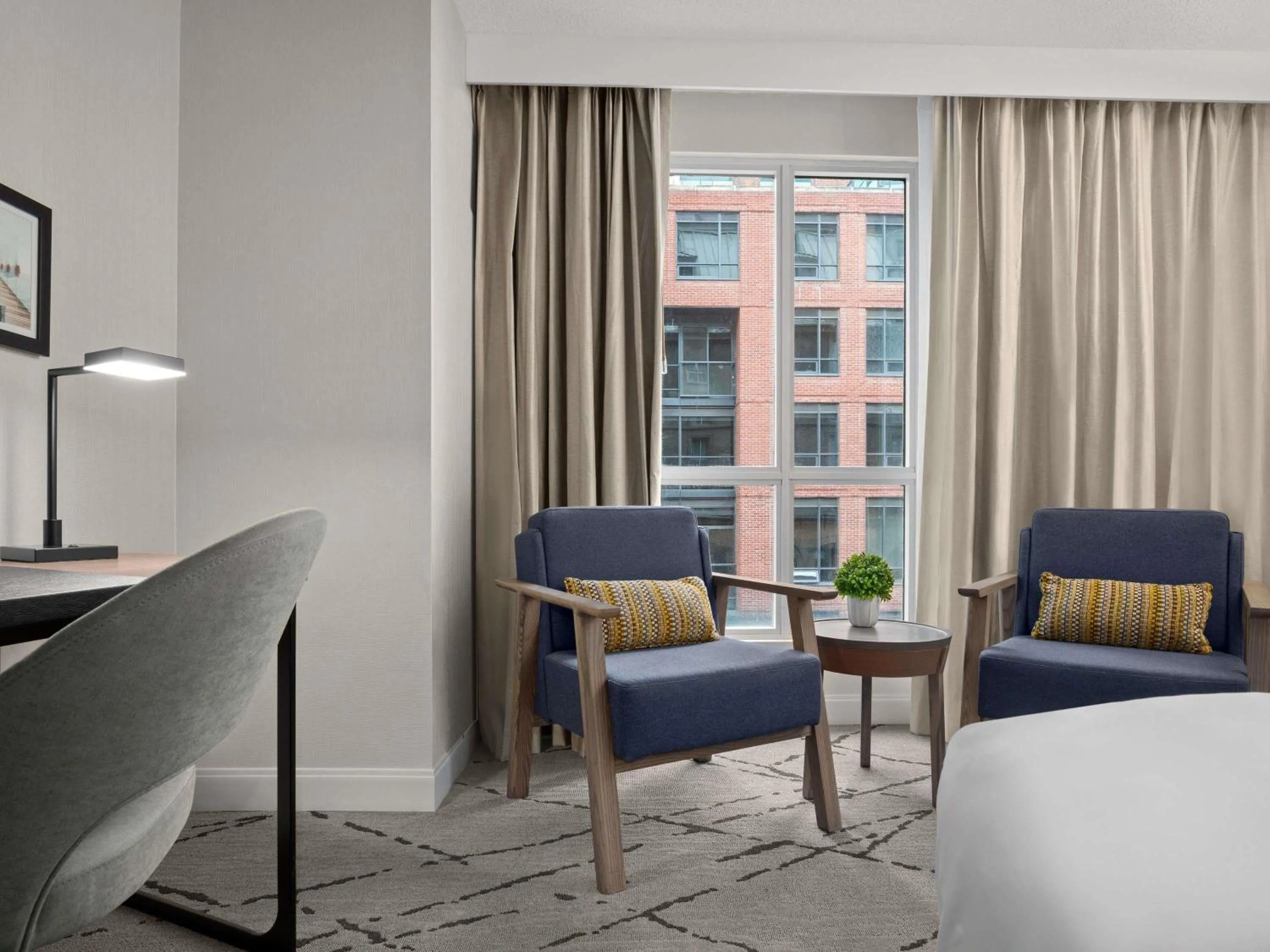 Bedroom in The Novotel Toronto Centre