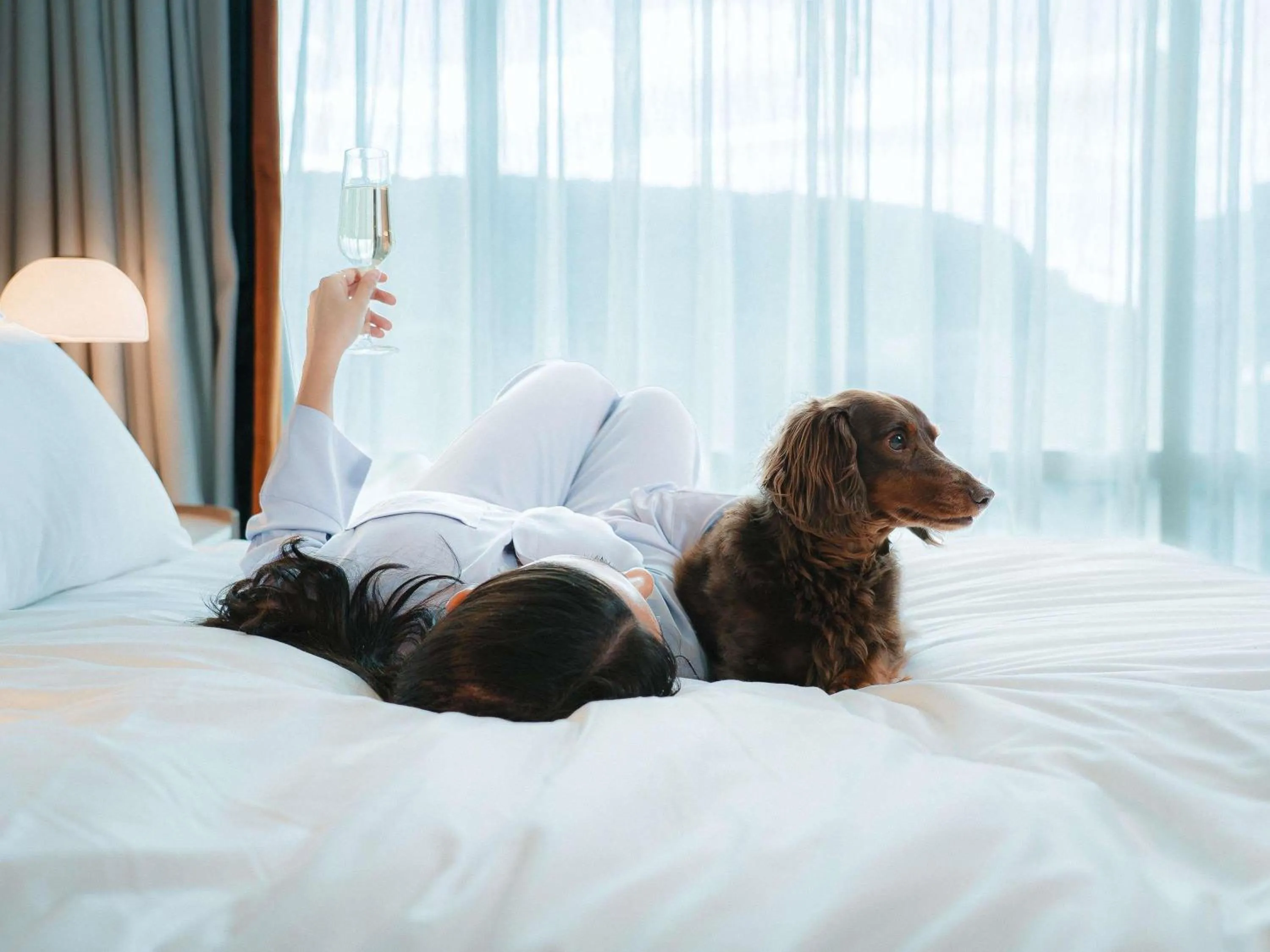 Bedroom, Bed in Sofitel Montreal Golden Mile