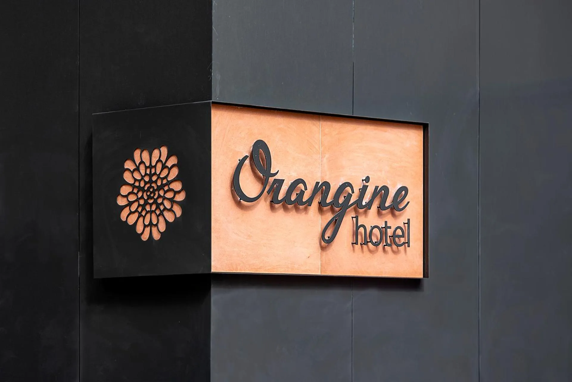 Property logo or sign in Hotel Orangine