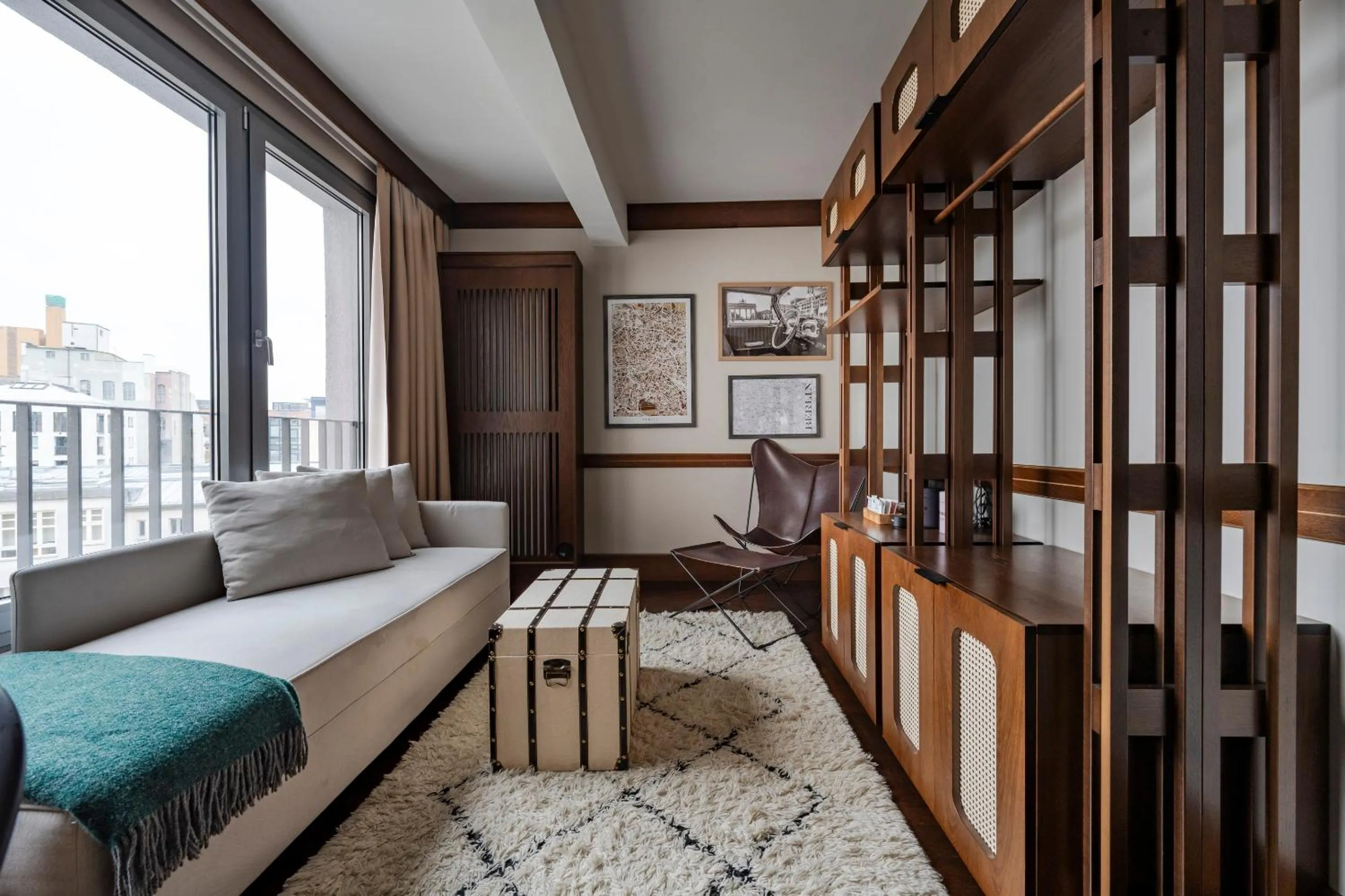 Living room, Bed in Numa Berlin Potsdamer Platz