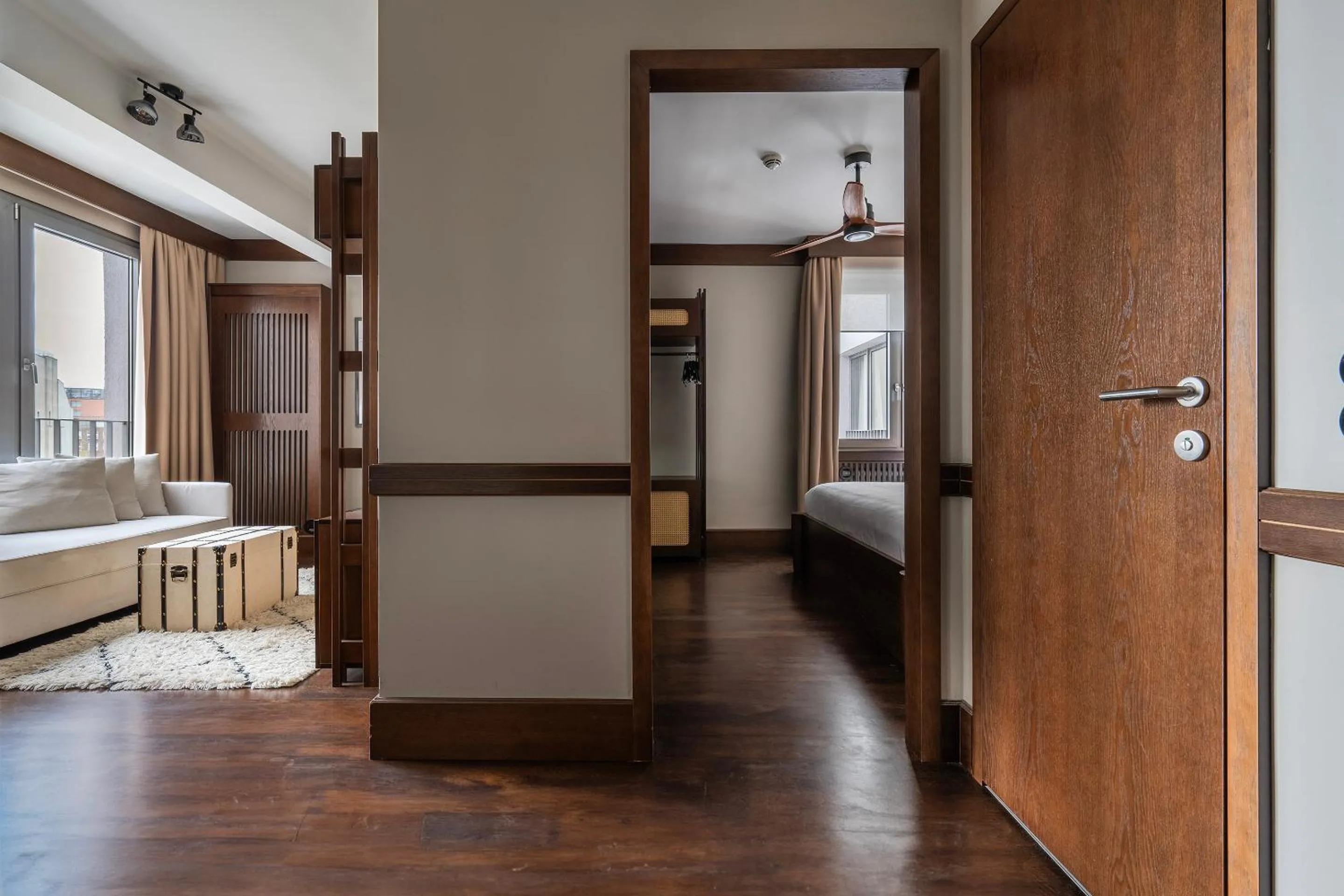 Living room, Bed in Numa Berlin Potsdamer Platz