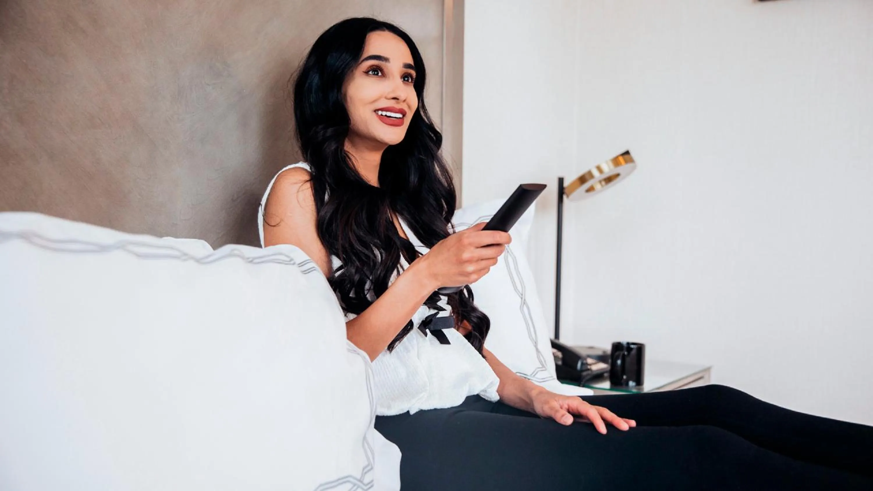 Bed in The Parker Hotel and Rooftop