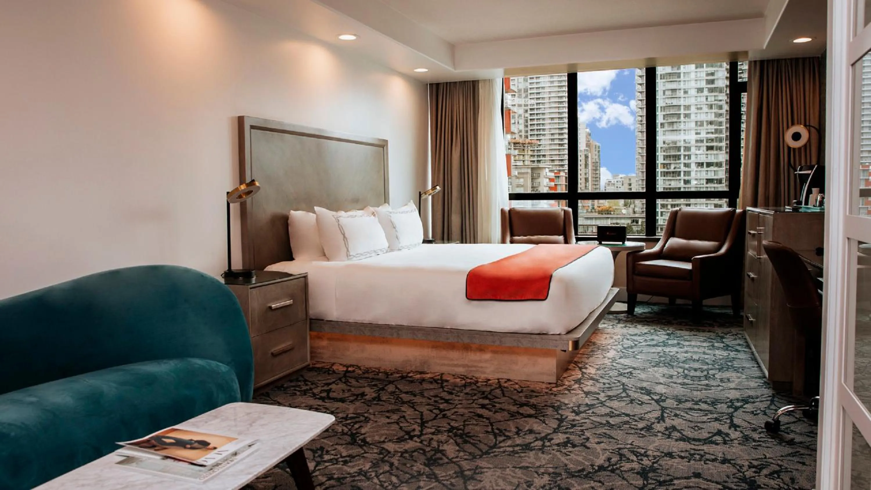 Bed in The Parker Hotel and Rooftop