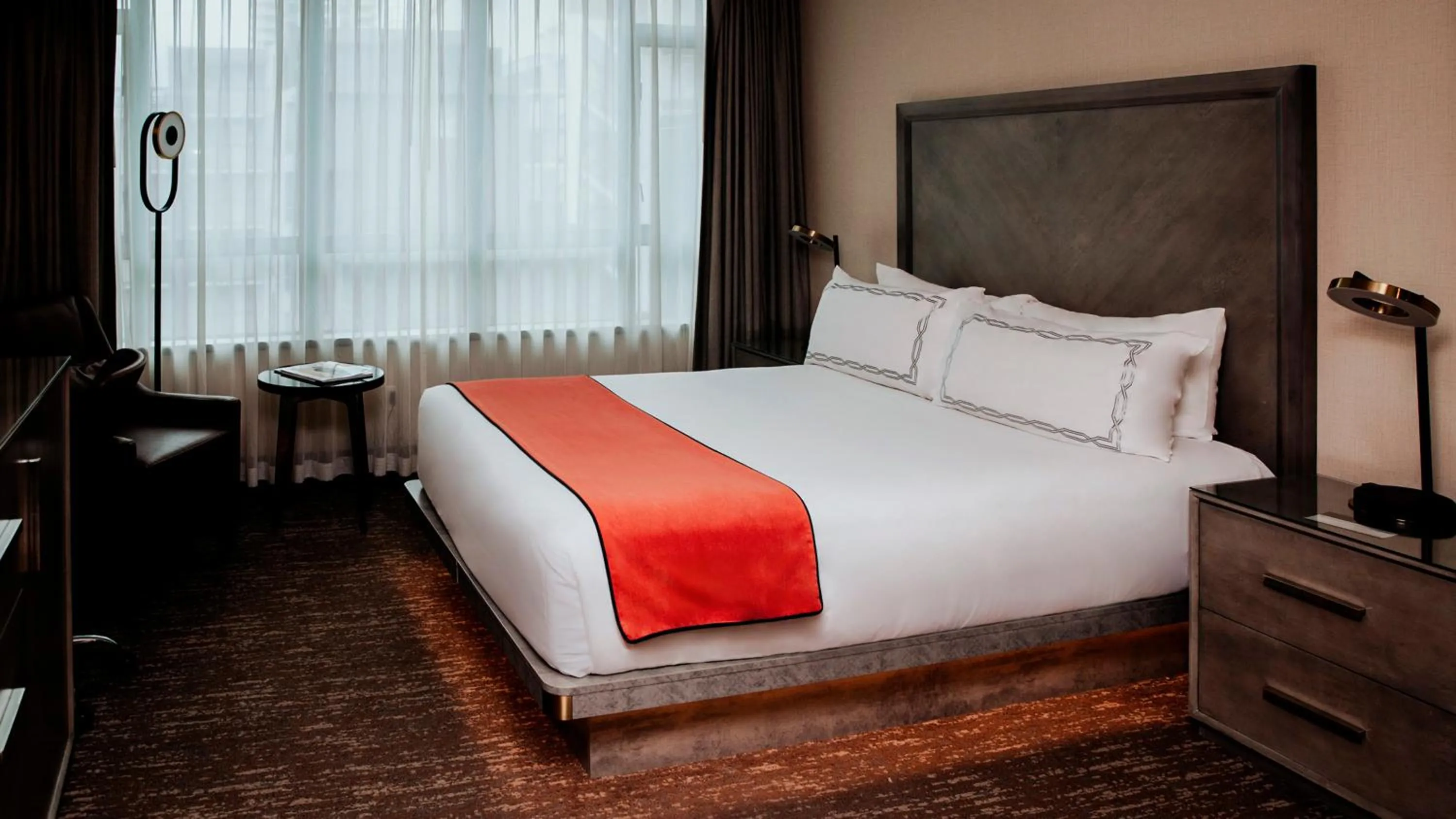 Bed in The Parker Hotel and Rooftop