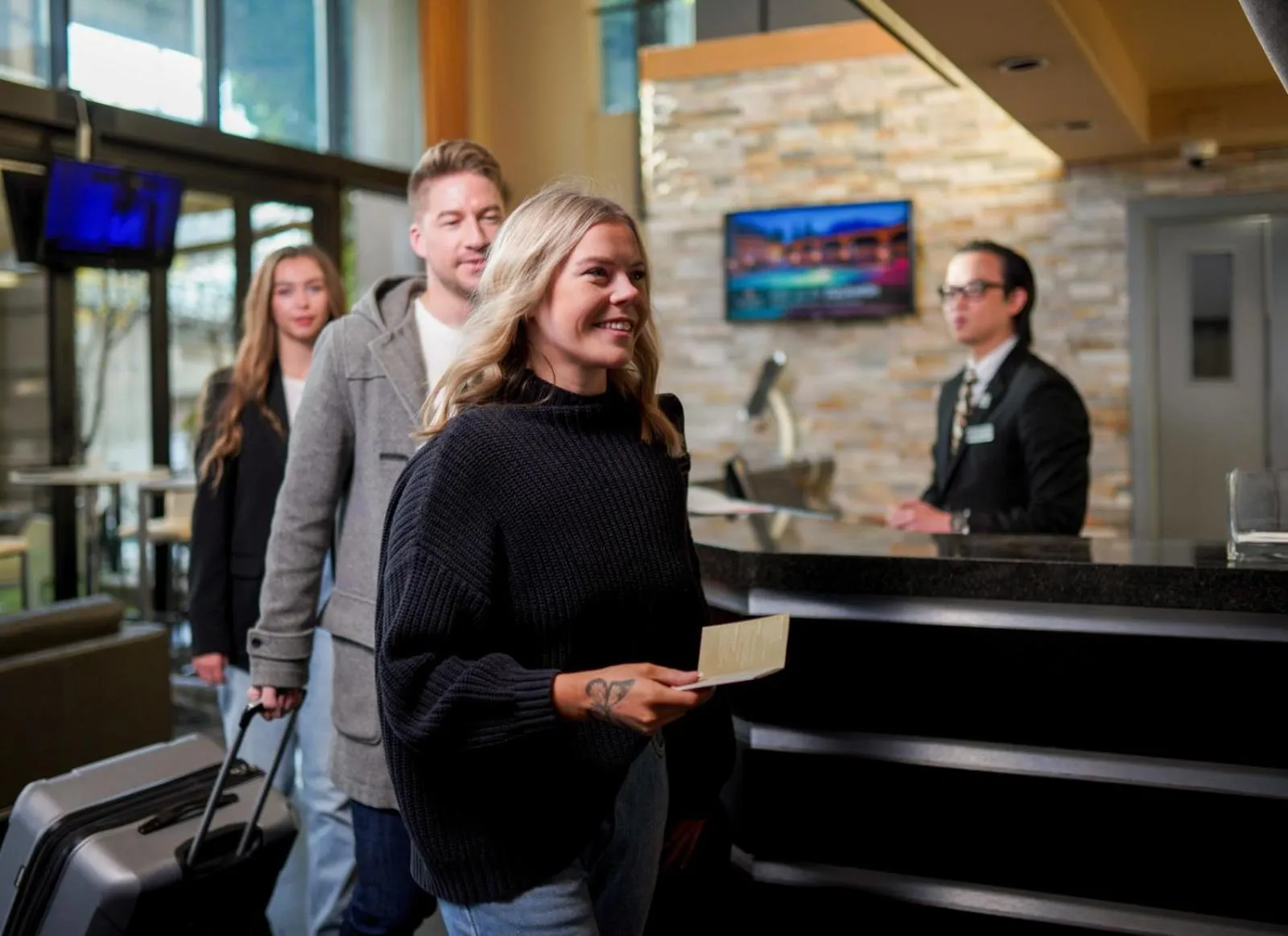 Lobby or reception in The Parker Hotel and Rooftop