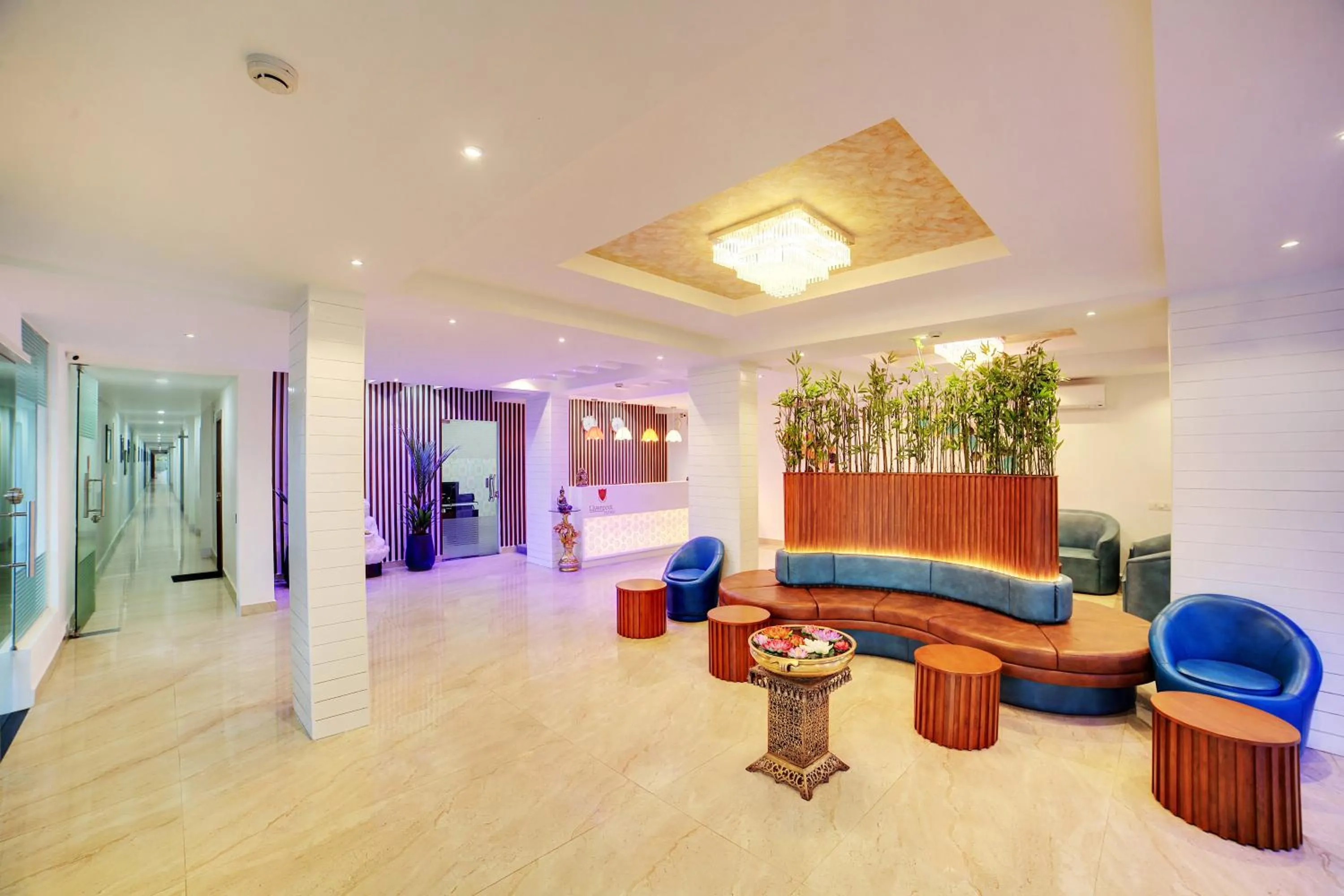 Lobby or reception in The Liverpool Blue Hotels