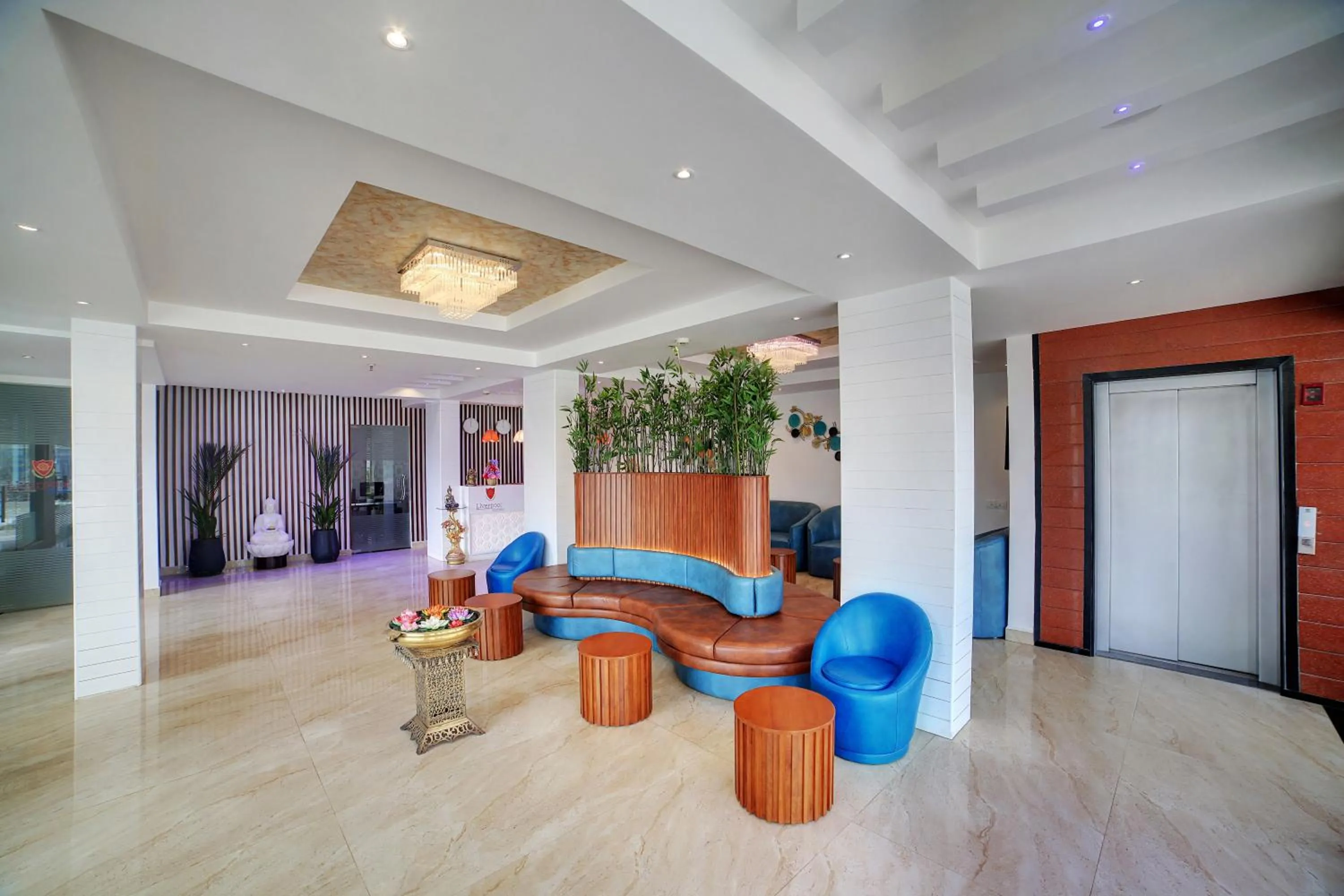 Lobby or reception in The Liverpool Blue Hotels