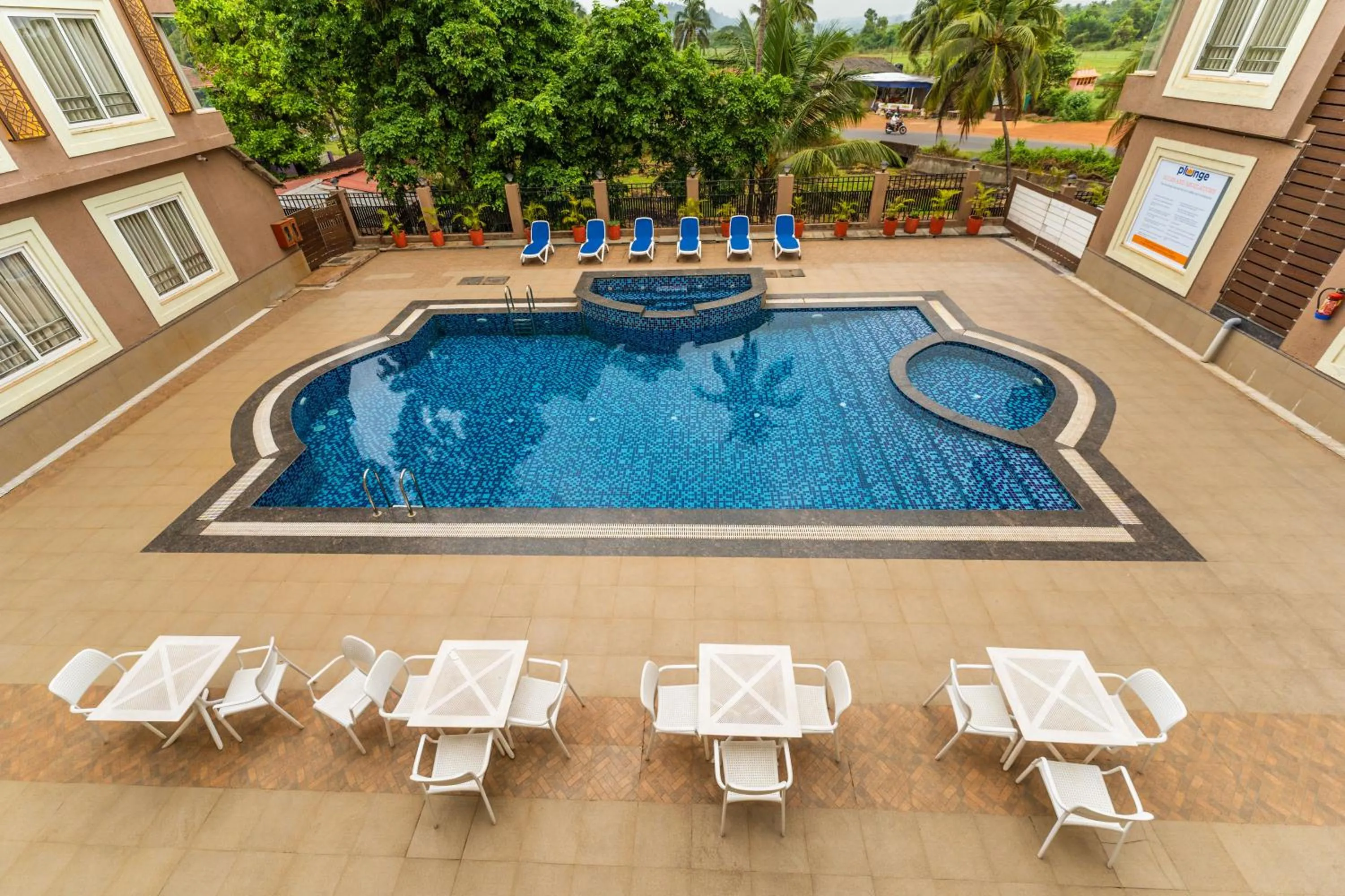 Pool view in Zone Connect by The Park Parra Goa