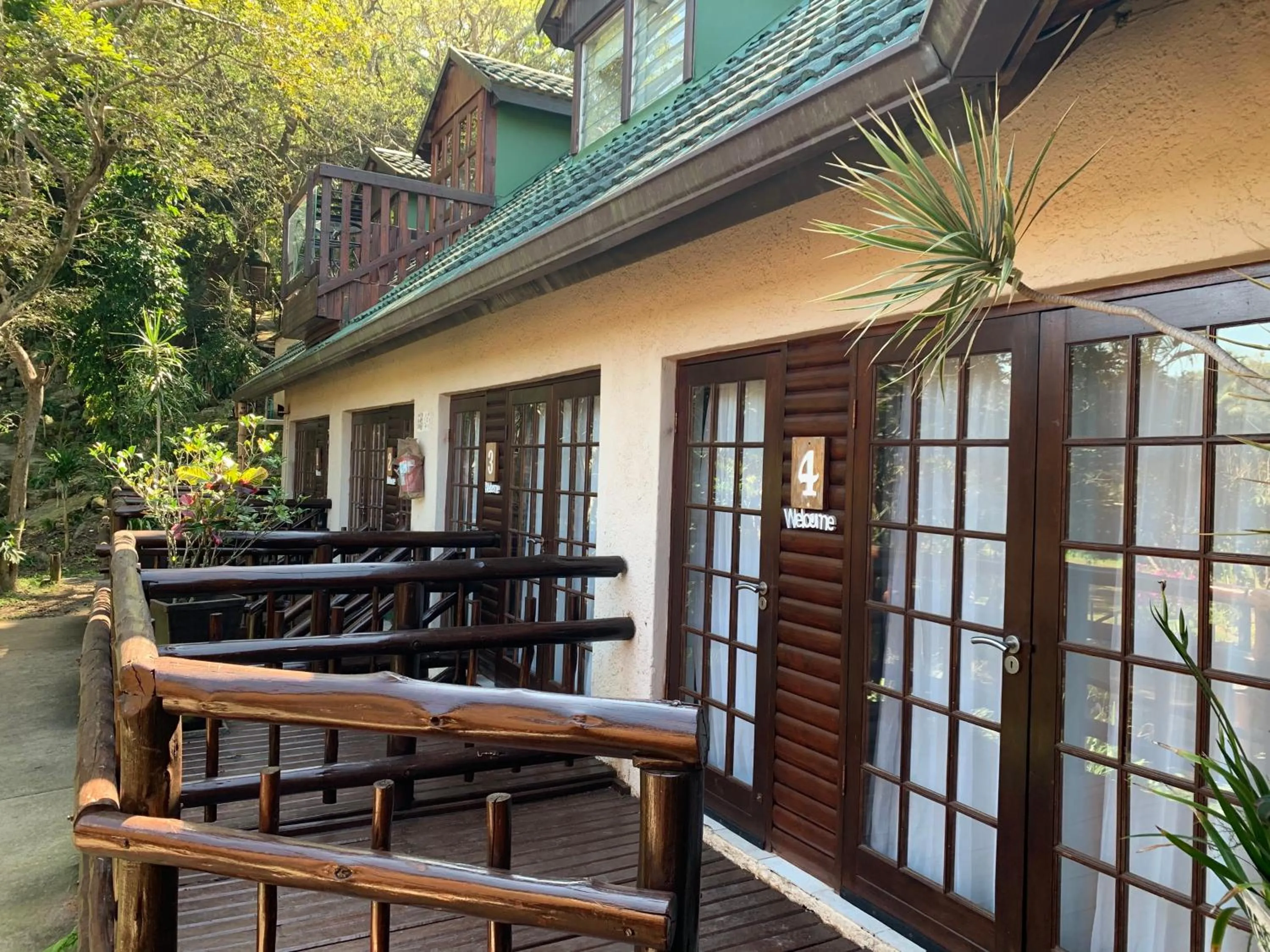 Balcony/Terrace in Umtamvuna River Lodge