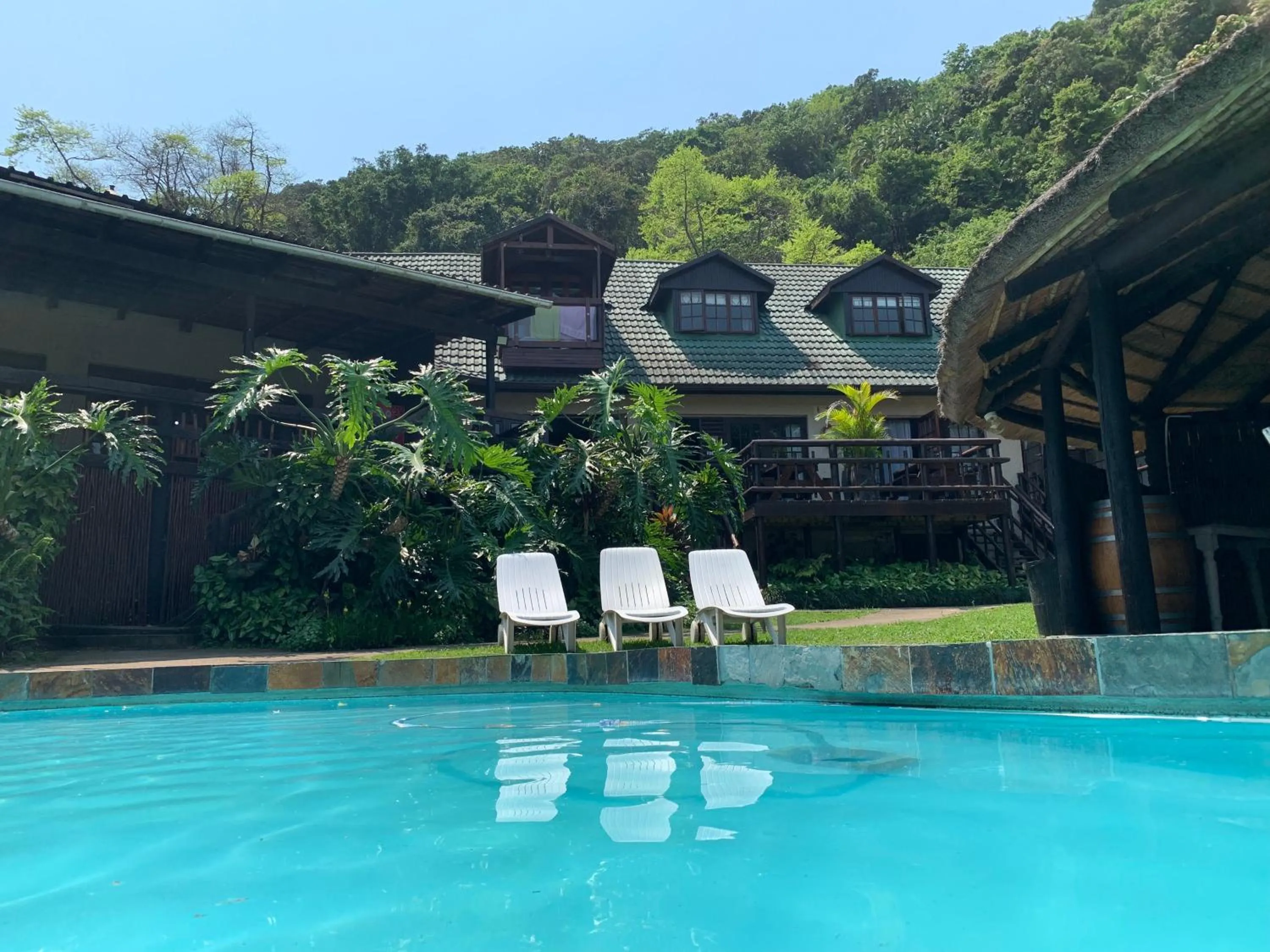 Swimming pool in Umtamvuna River Lodge