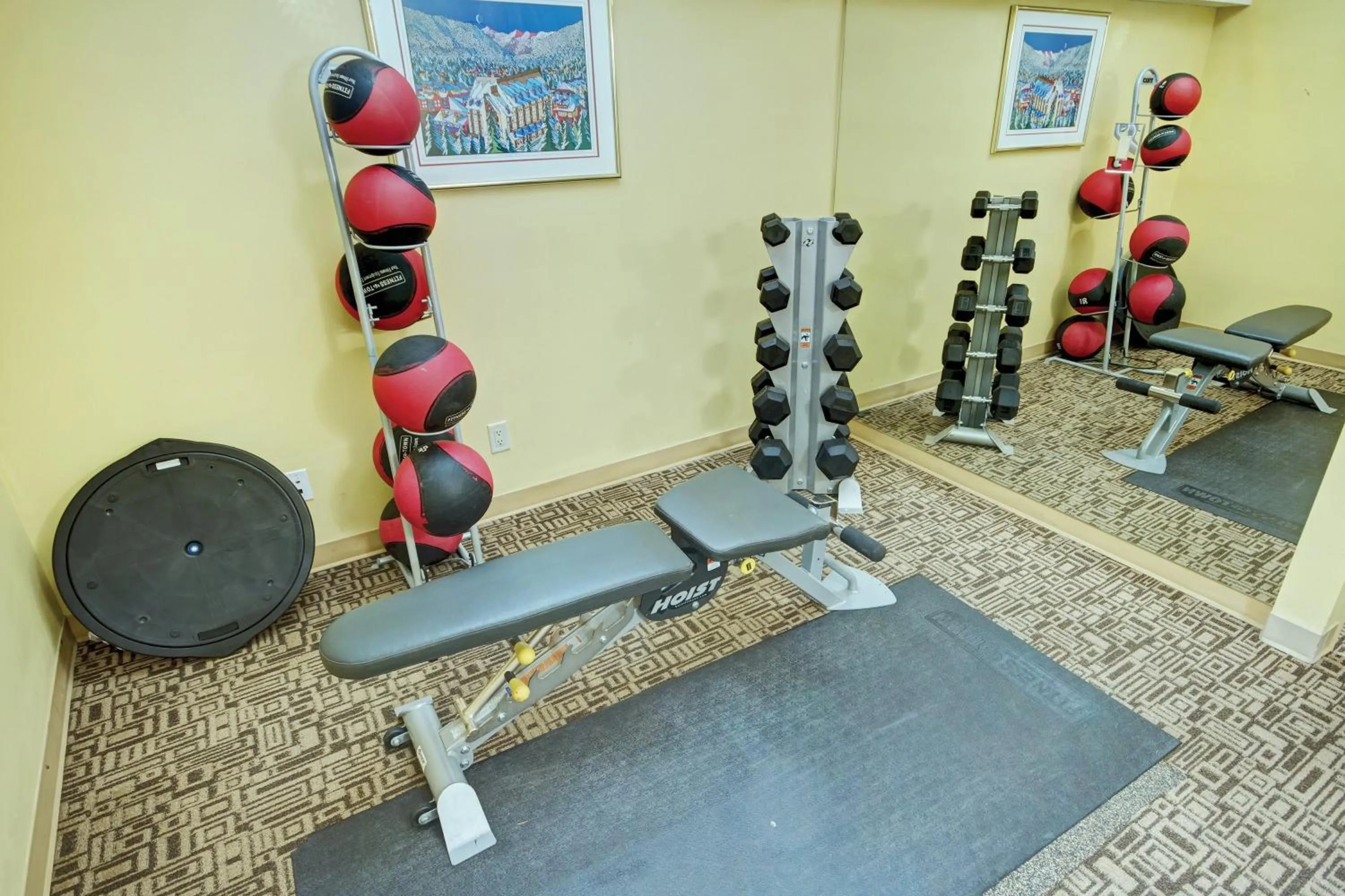 Fitness centre/facilities in Mountainside Lodge