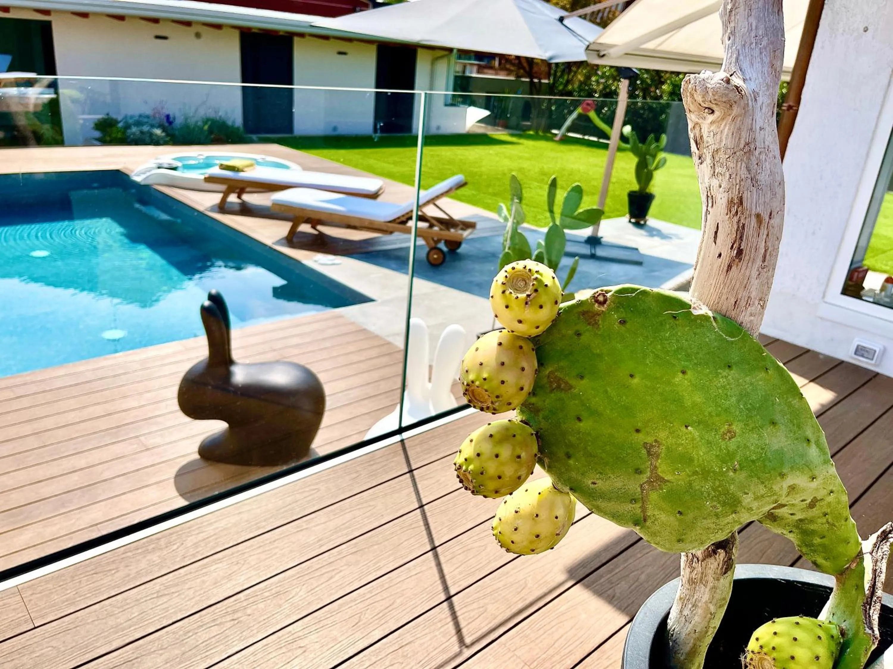 Hot Tub in Other Garden - Luxury Bed and Breakfast