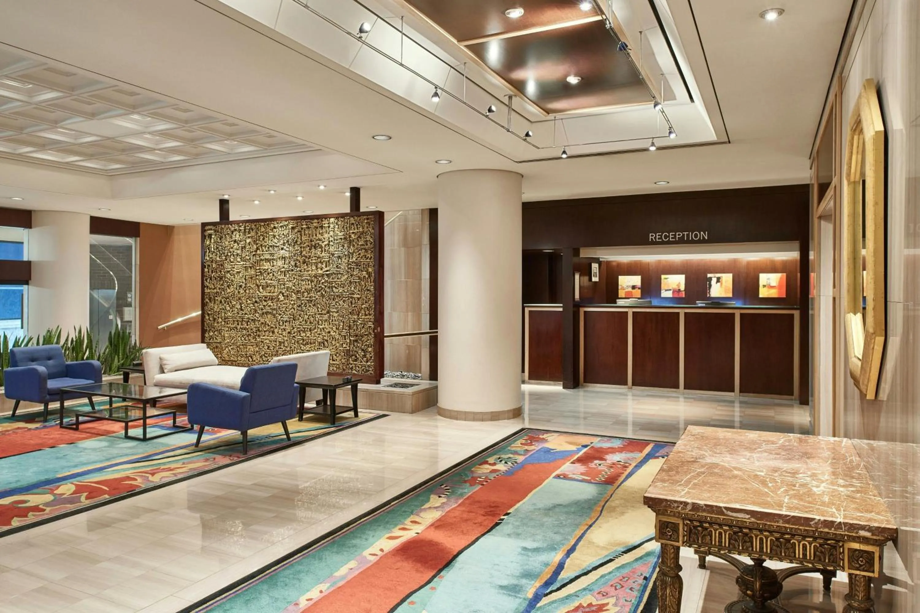 Lobby or reception in Metropolitan Hotel Vancouver