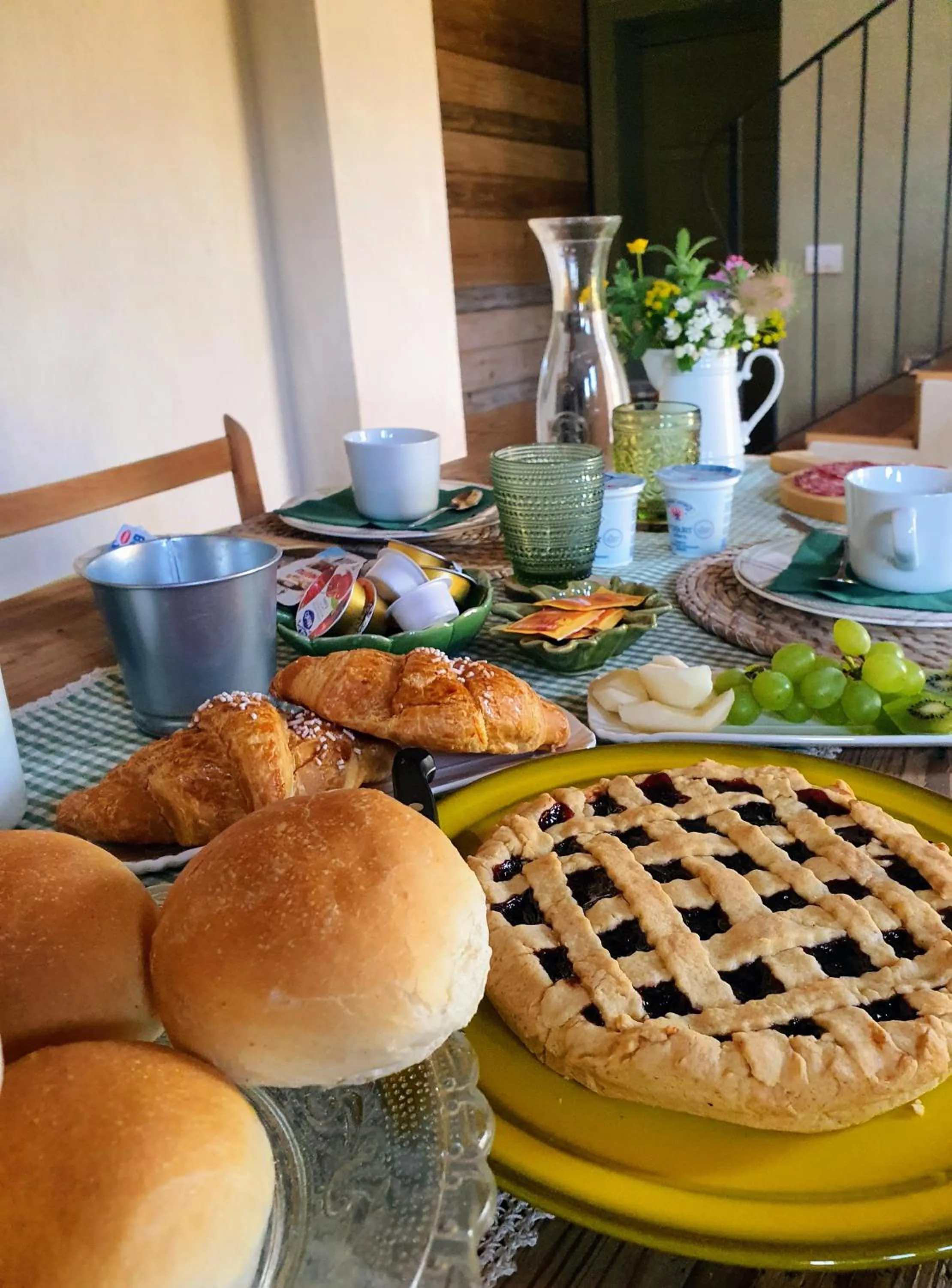 Italian breakfast in B&B Cà Montemezzano