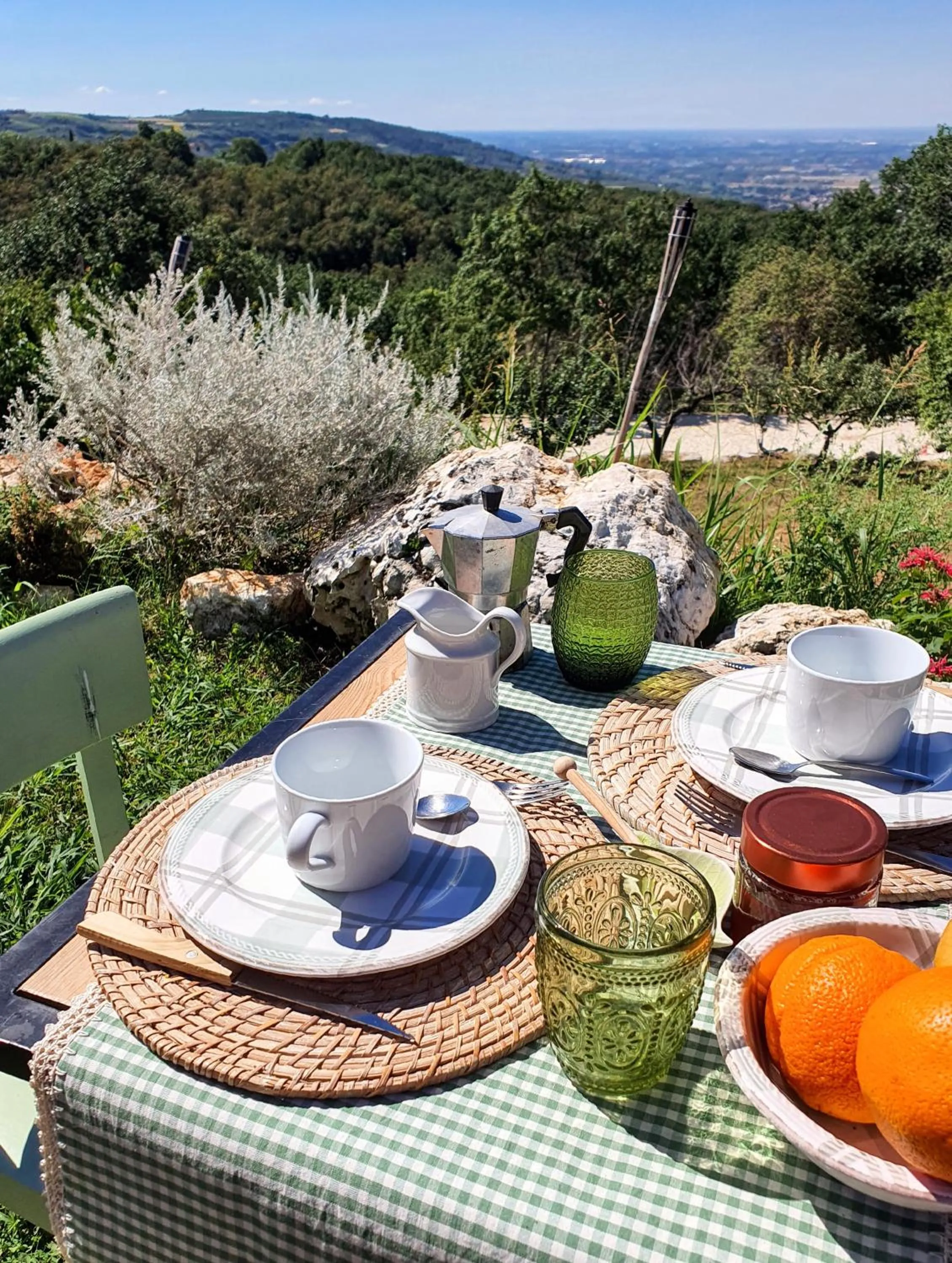 Natural landscape in B&B Cà Montemezzano