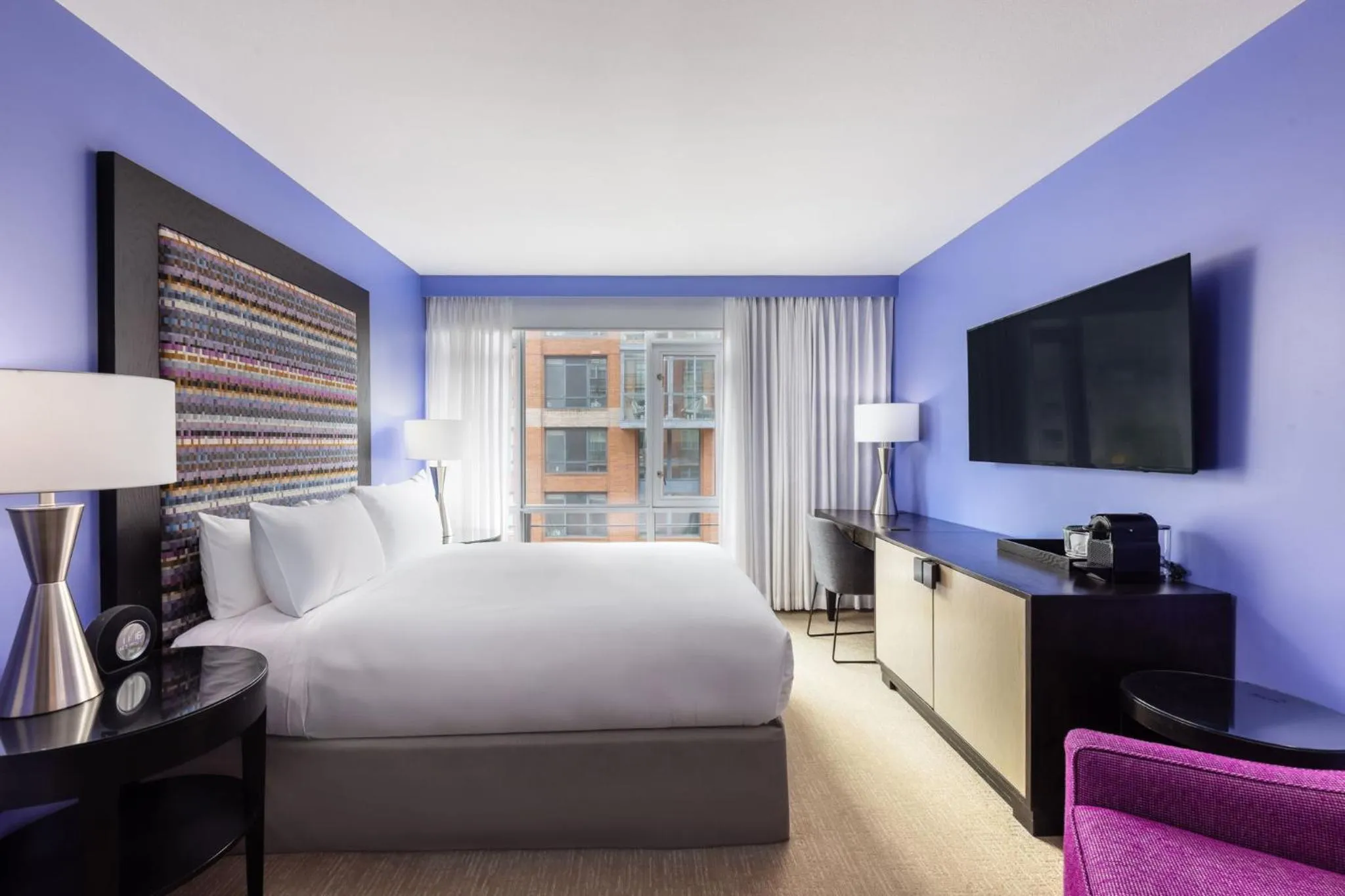 Bedroom, Bed in OPUS Vancouver