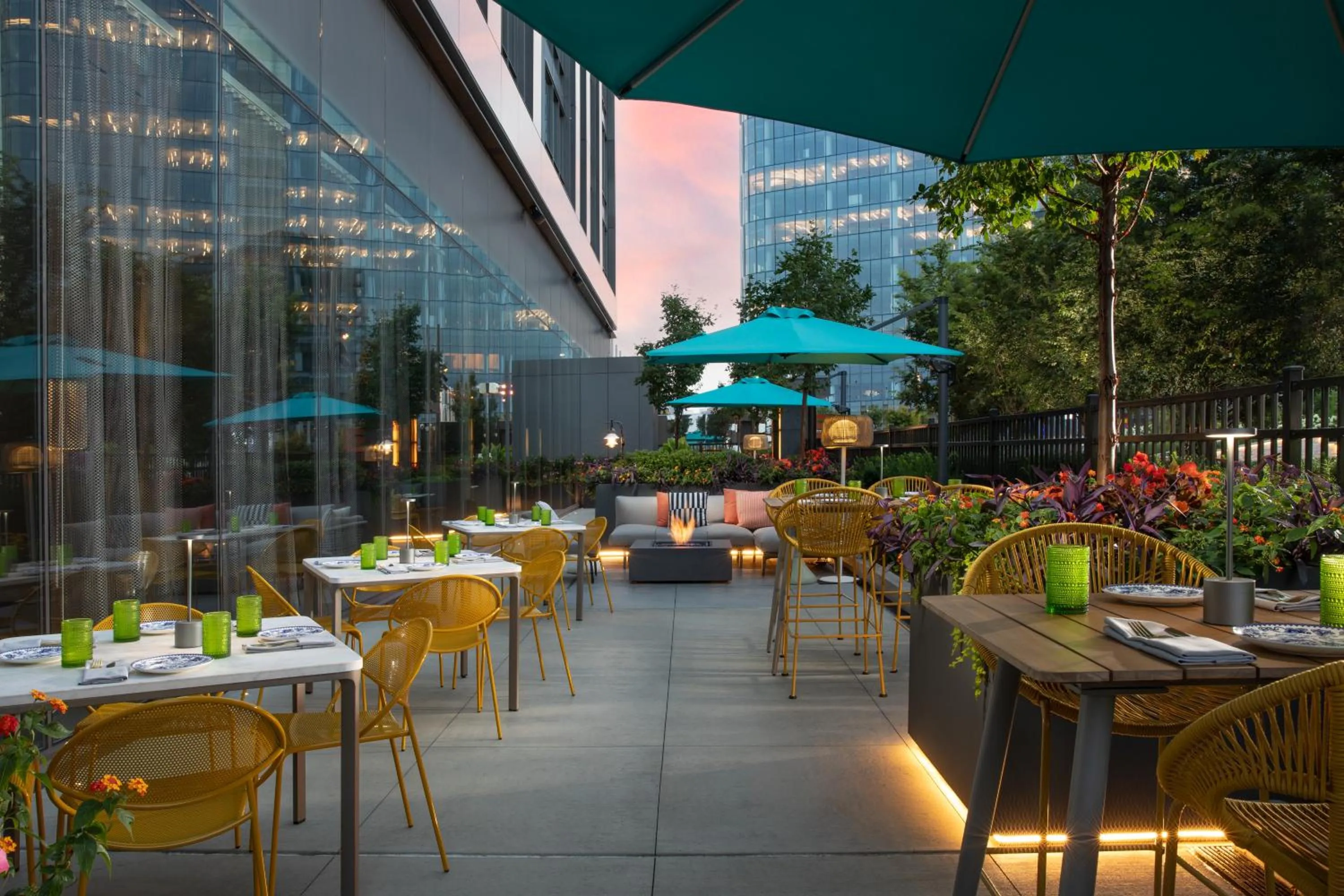 Patio in The Watermark Hotel