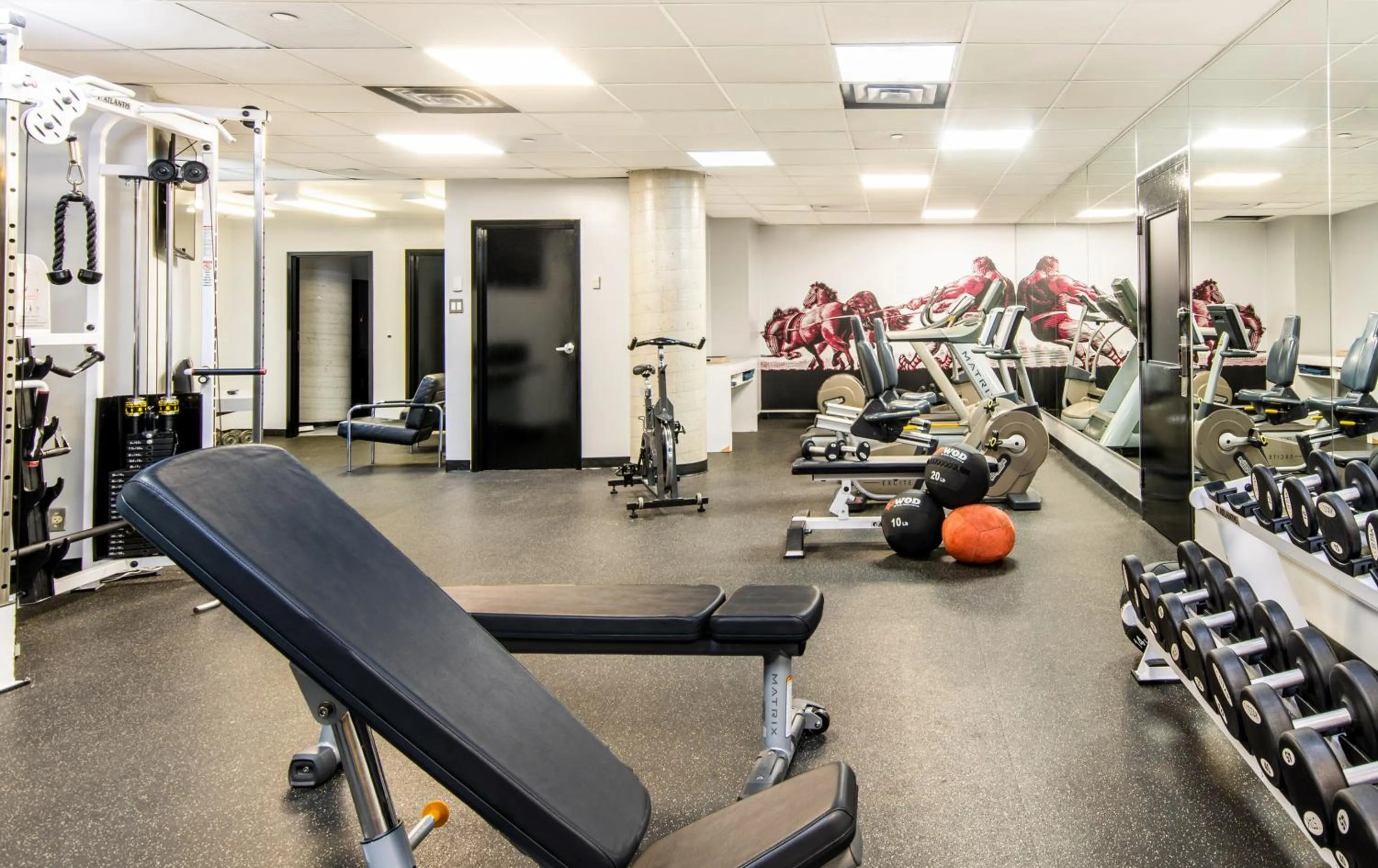 Fitness centre/facilities in HOTEL10