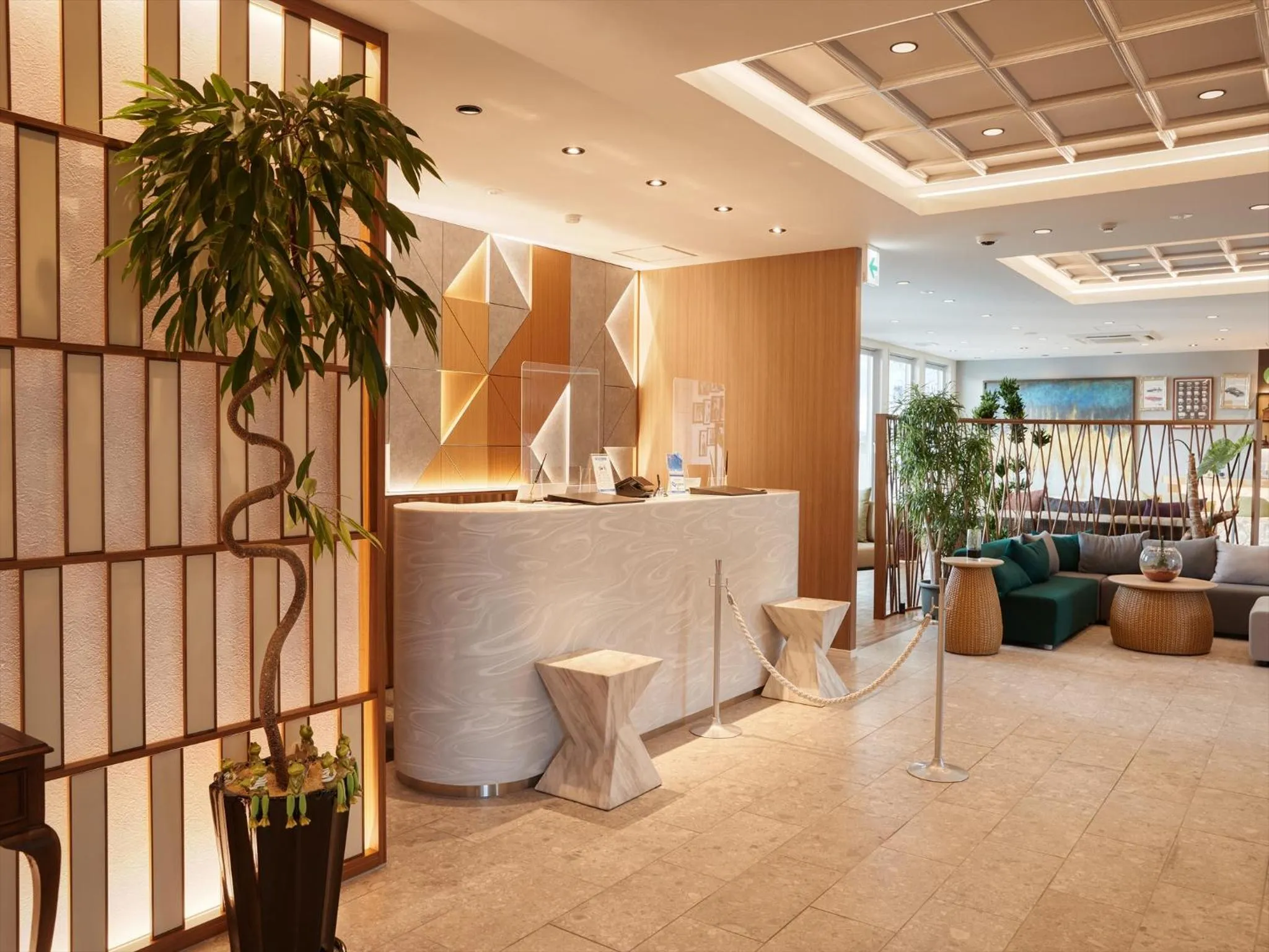 Lobby or reception in THE GRAND HOTEL GINOWAN