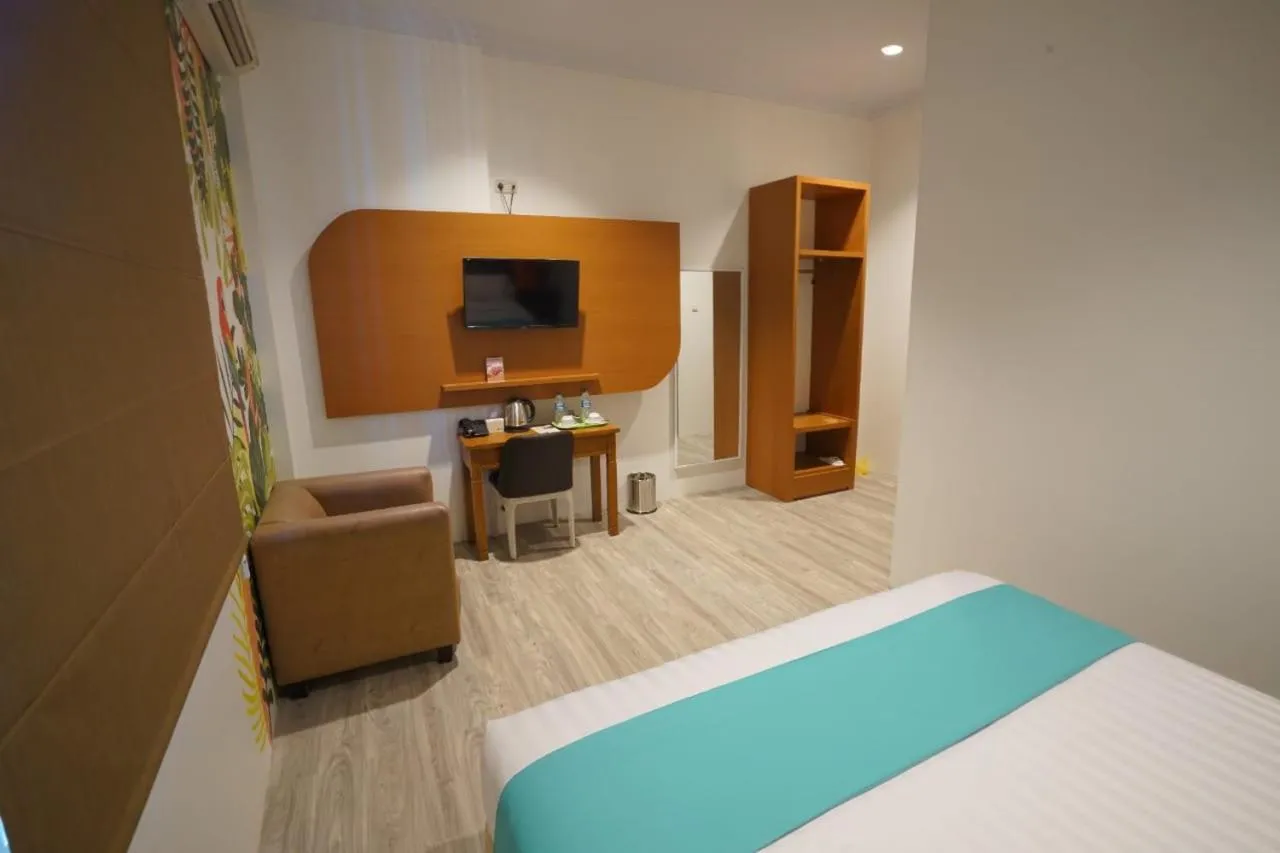 Bed in Front One Green Boutique Hotel Abepura