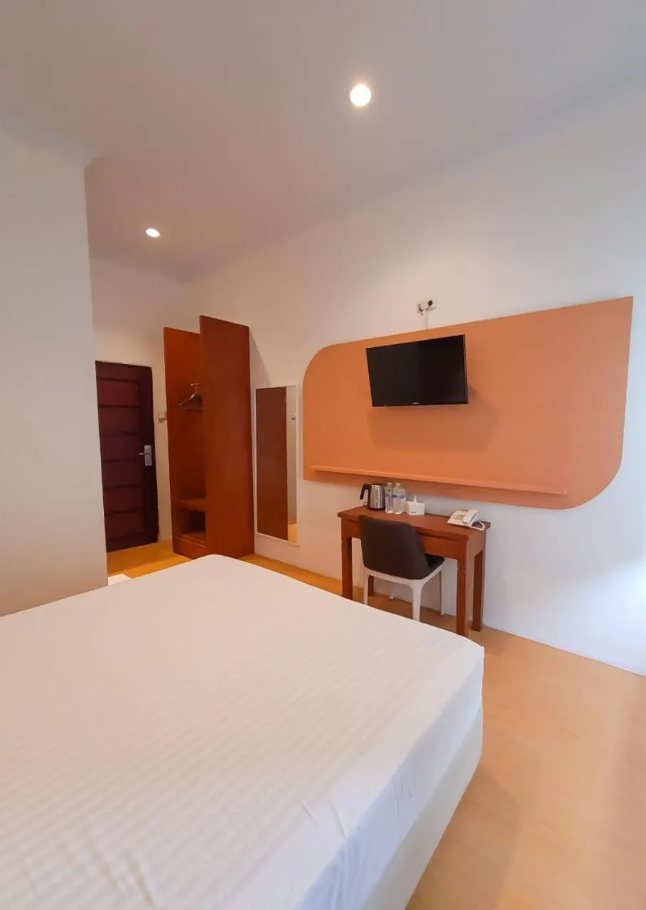 Bedroom, Bed in Front One Green Boutique Hotel Abepura