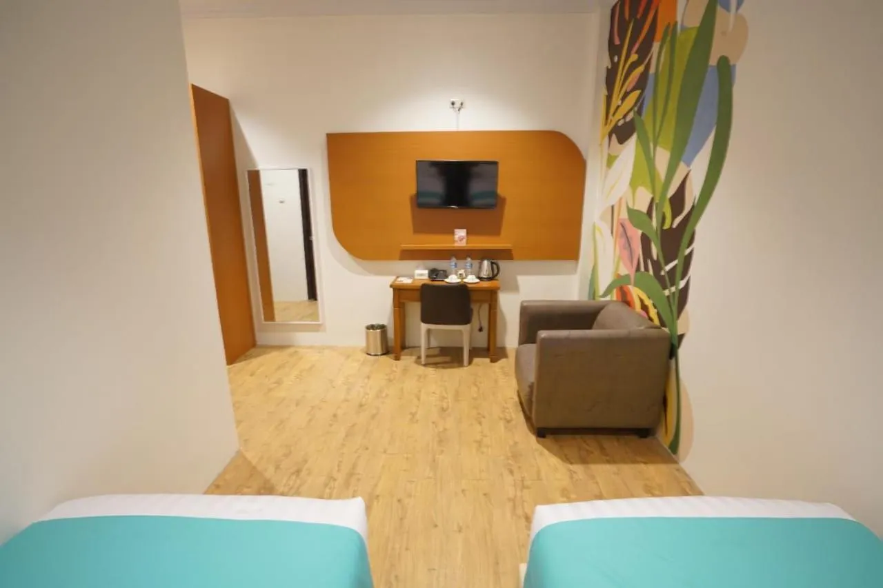 Bed in Front One Green Boutique Hotel Abepura