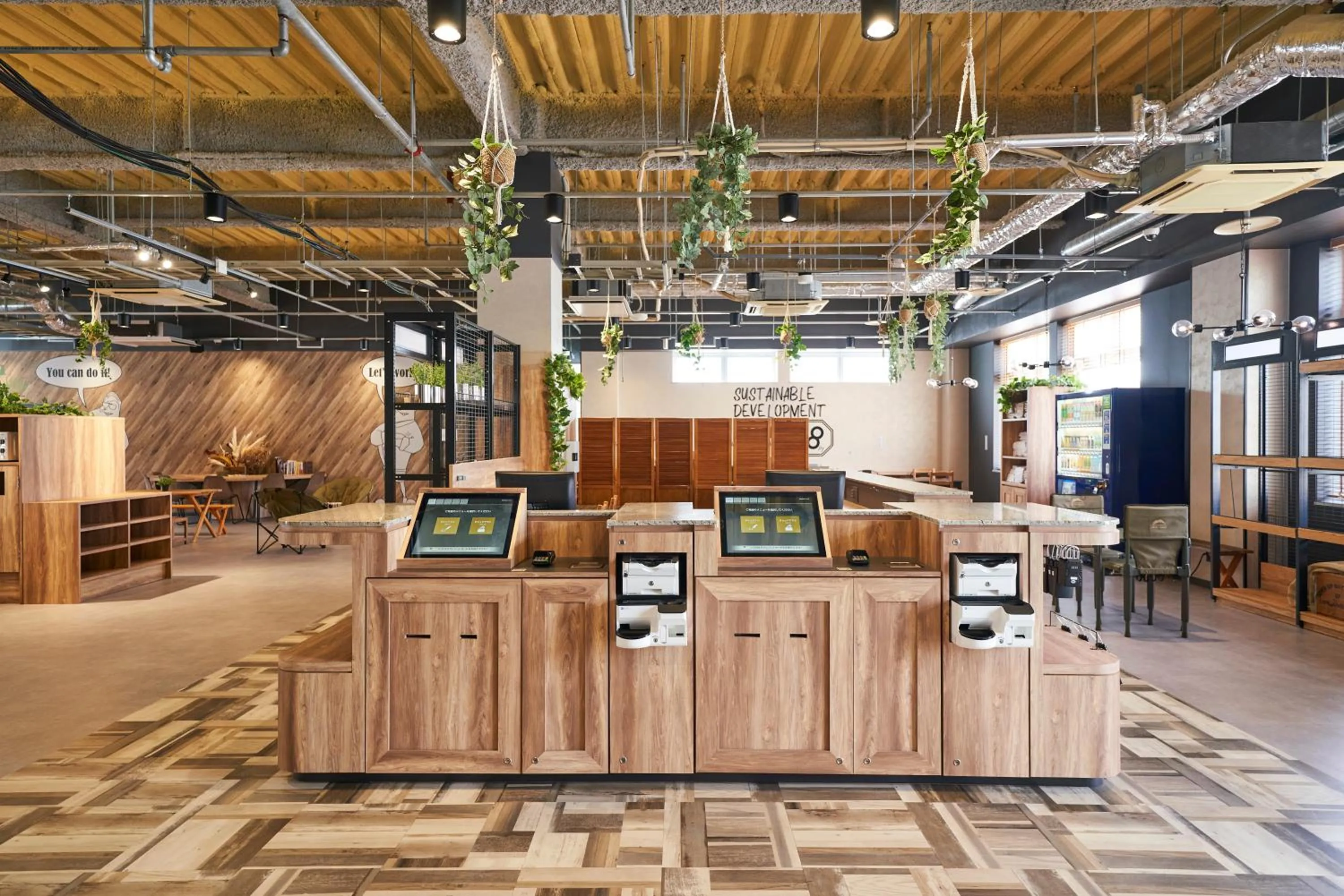 Communal lounge/ TV room in EIGHT POINT INN Kanazawa