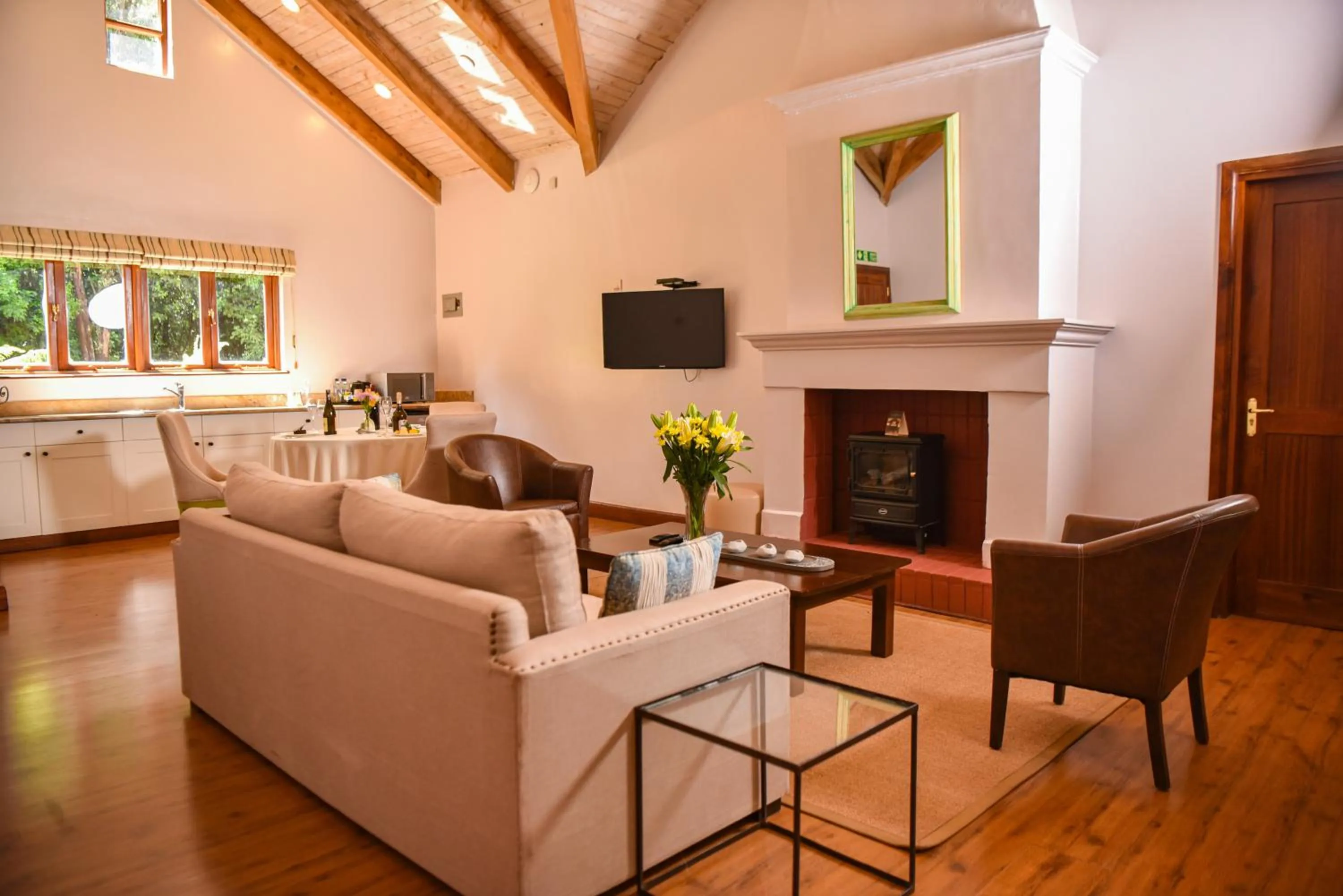 Living room in The Residences at Karen