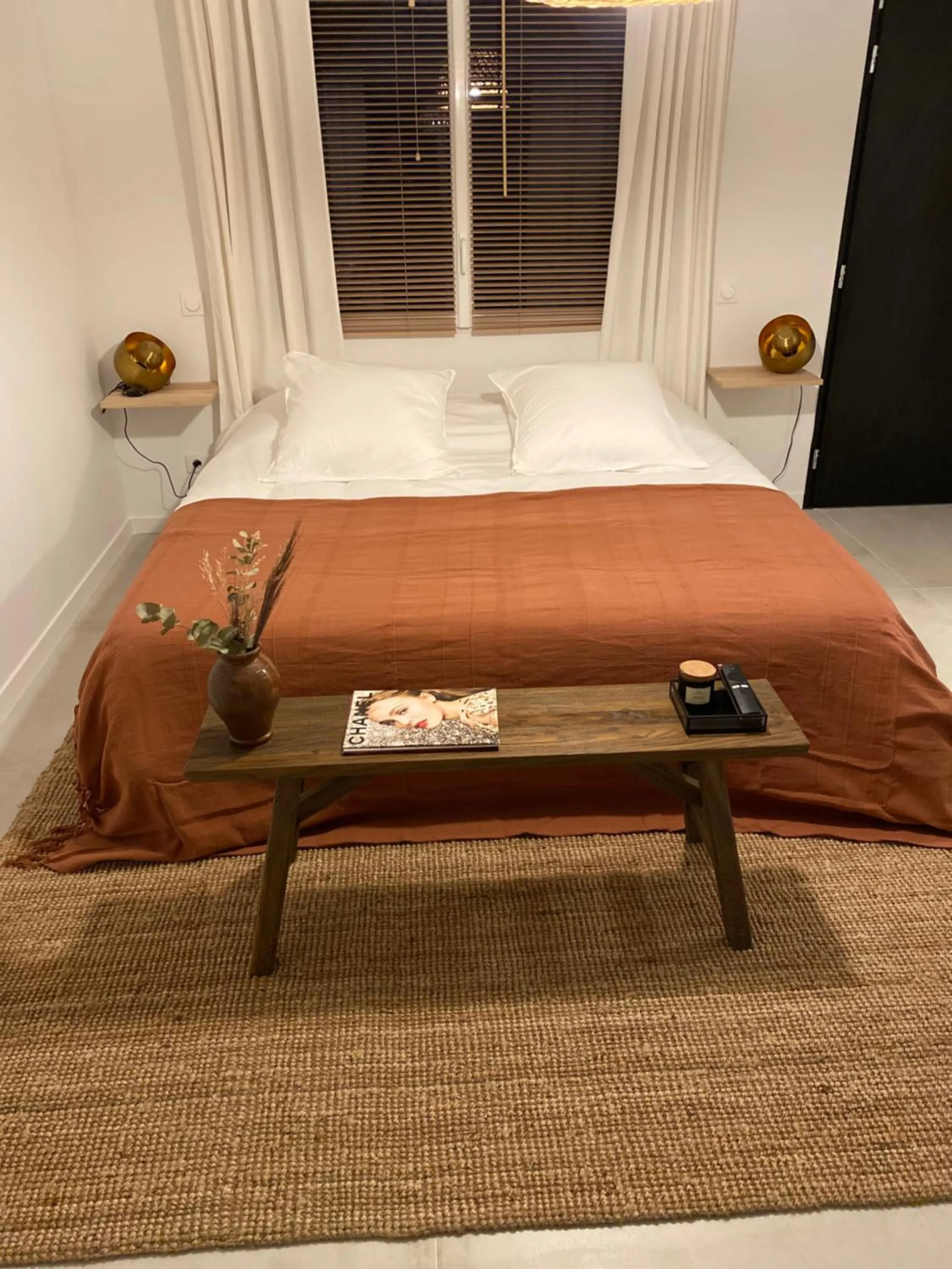 Bed in Casa louisa (chambre royale bain nordique)