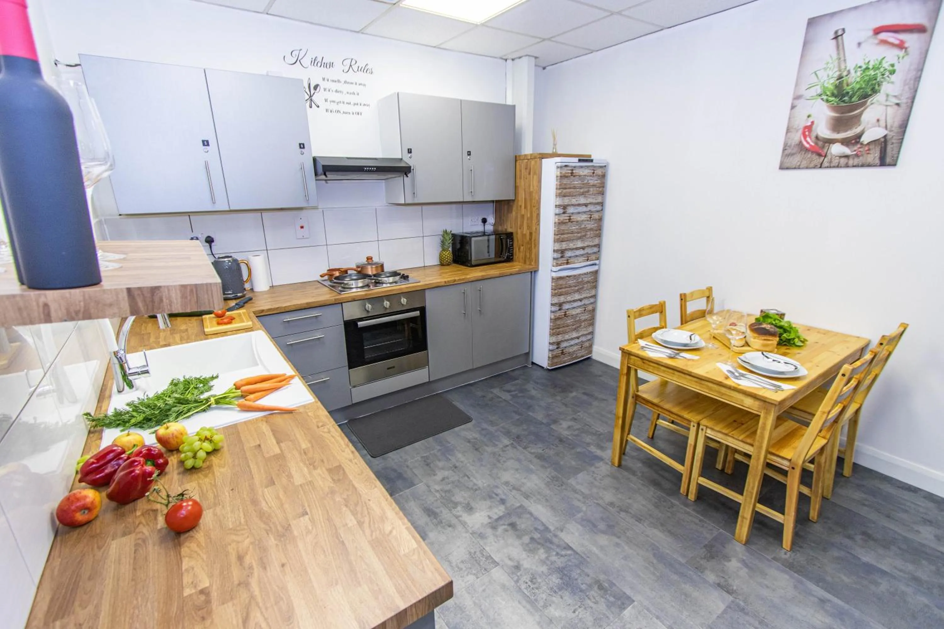 Kitchen or kitchenette in CADeS accommodation