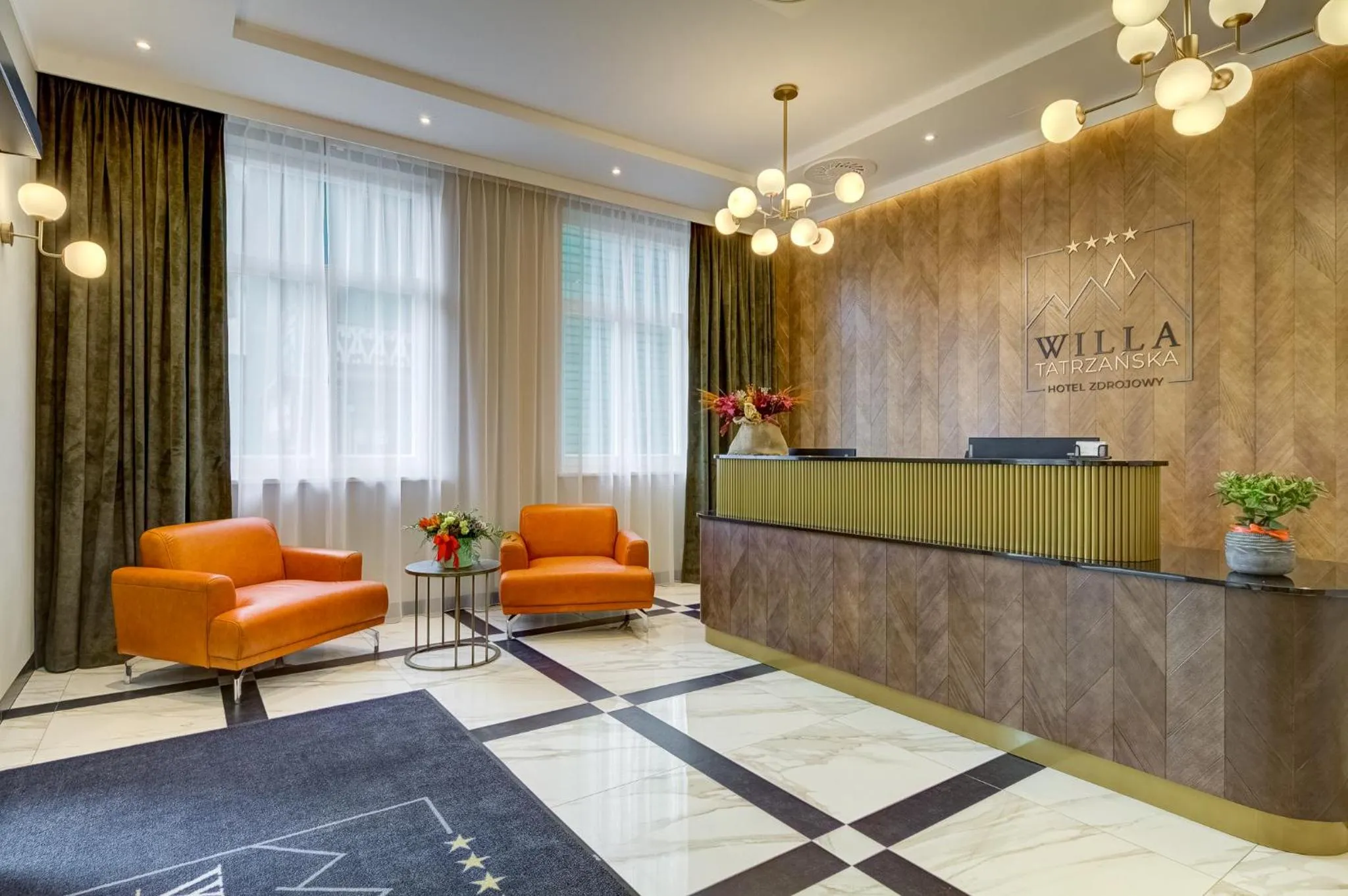 Lobby or reception in Hotel Willa Tatrzańska