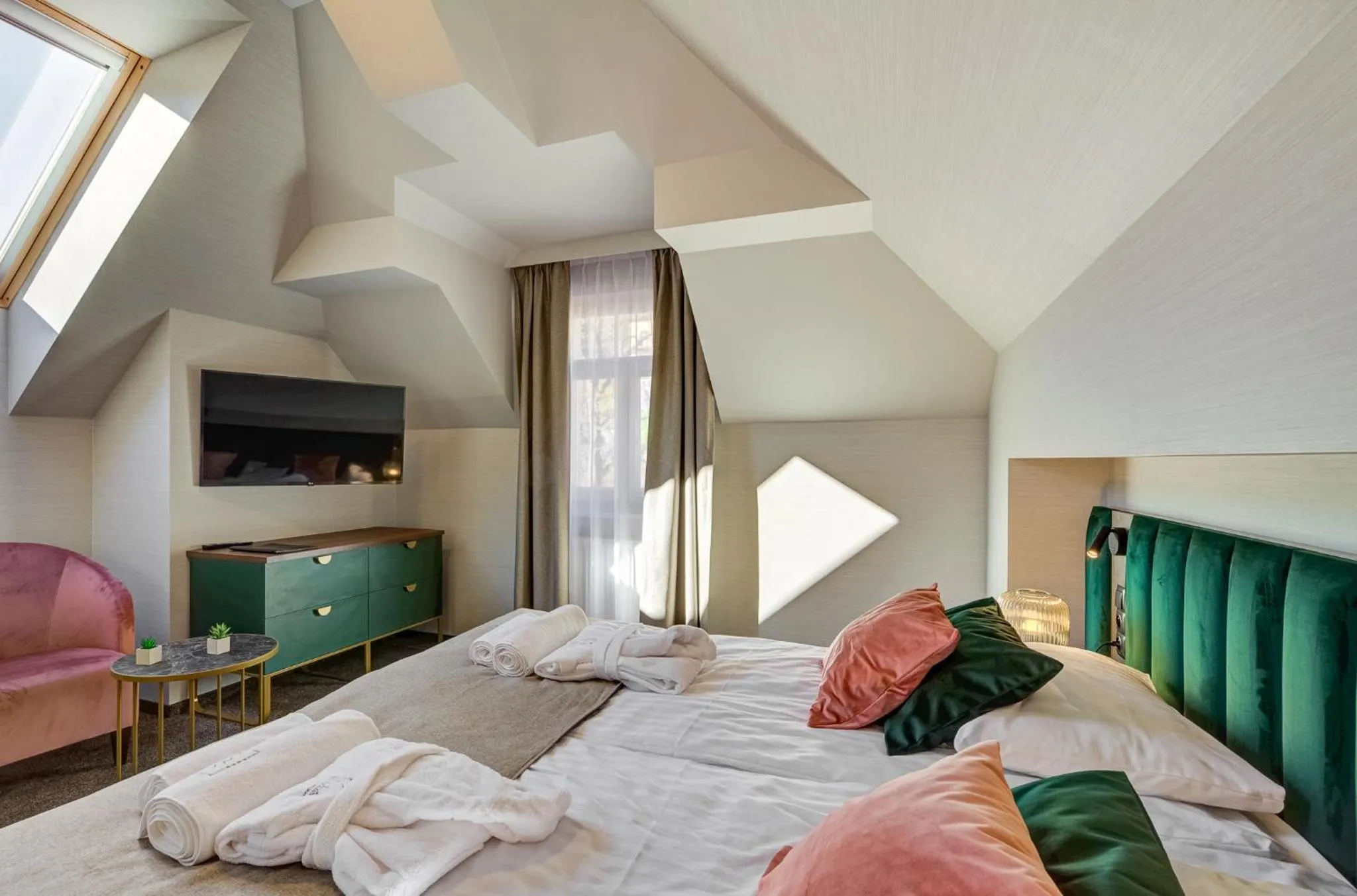 Bed in Hotel Willa Tatrzańska