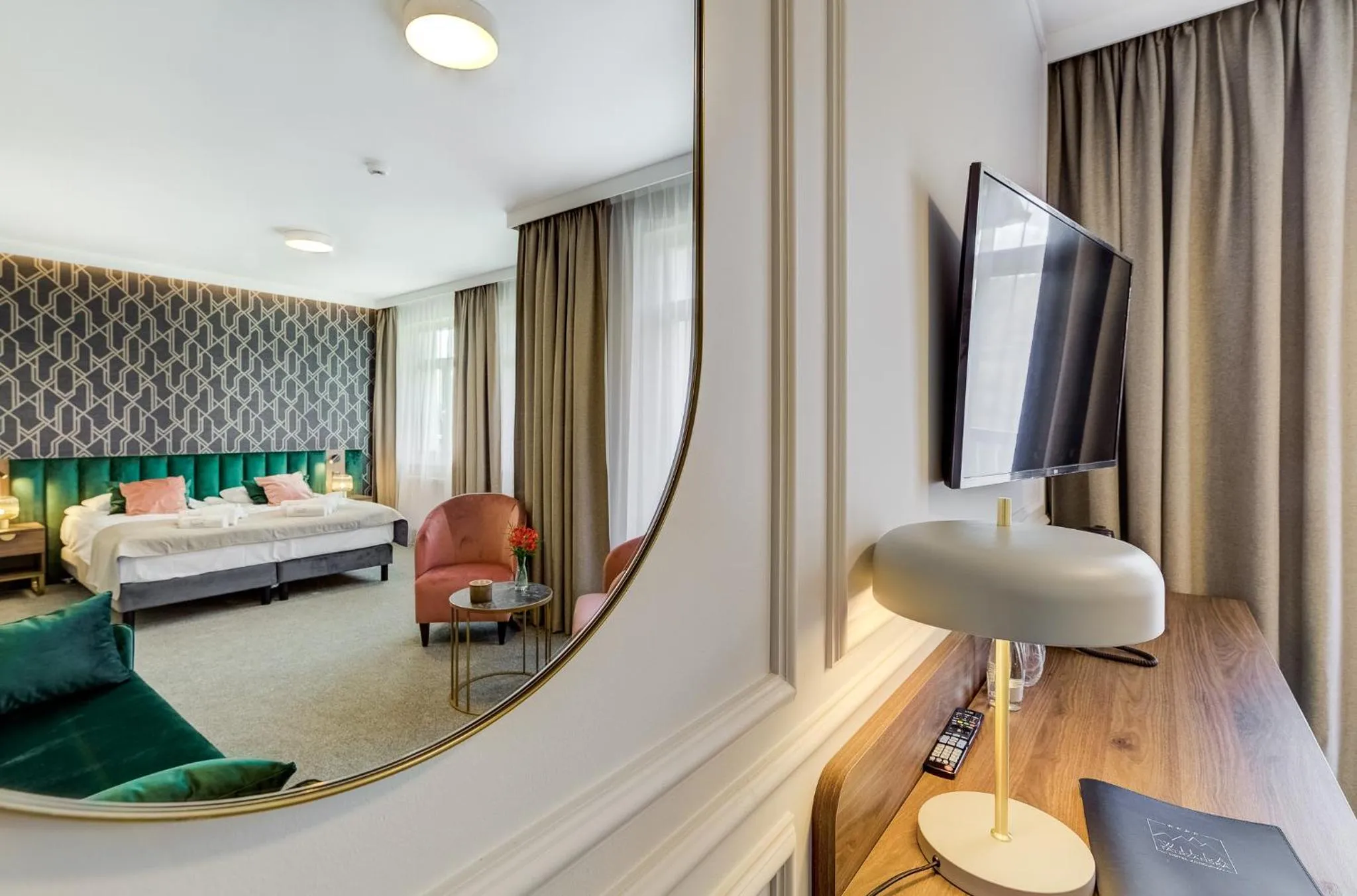 Bed in Hotel Willa Tatrzańska